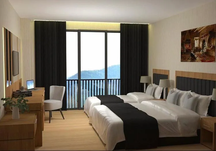 Bed in Alya Teras Otel