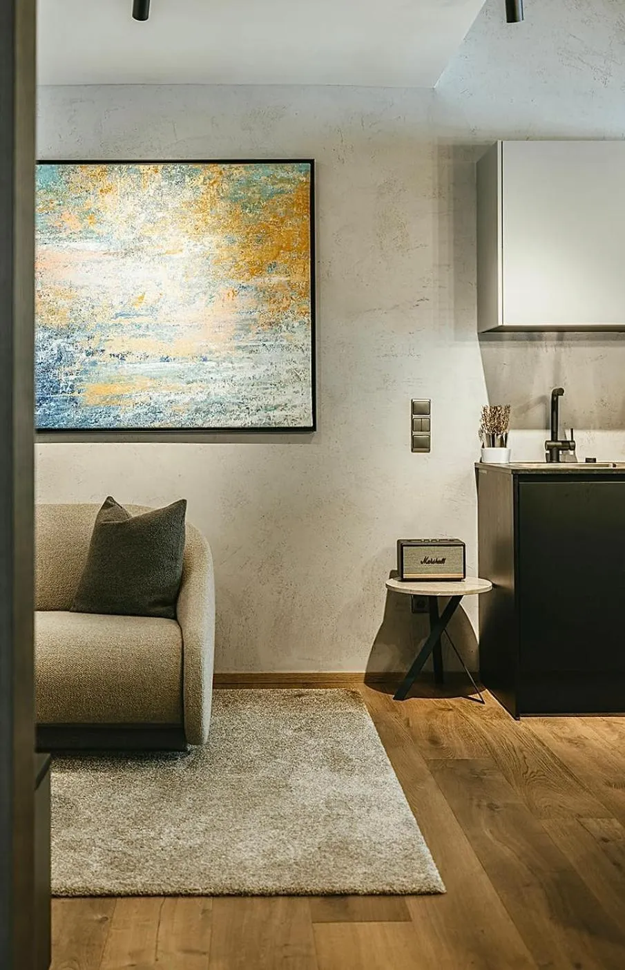 Living room in The Black Eagle Luxury Appartements