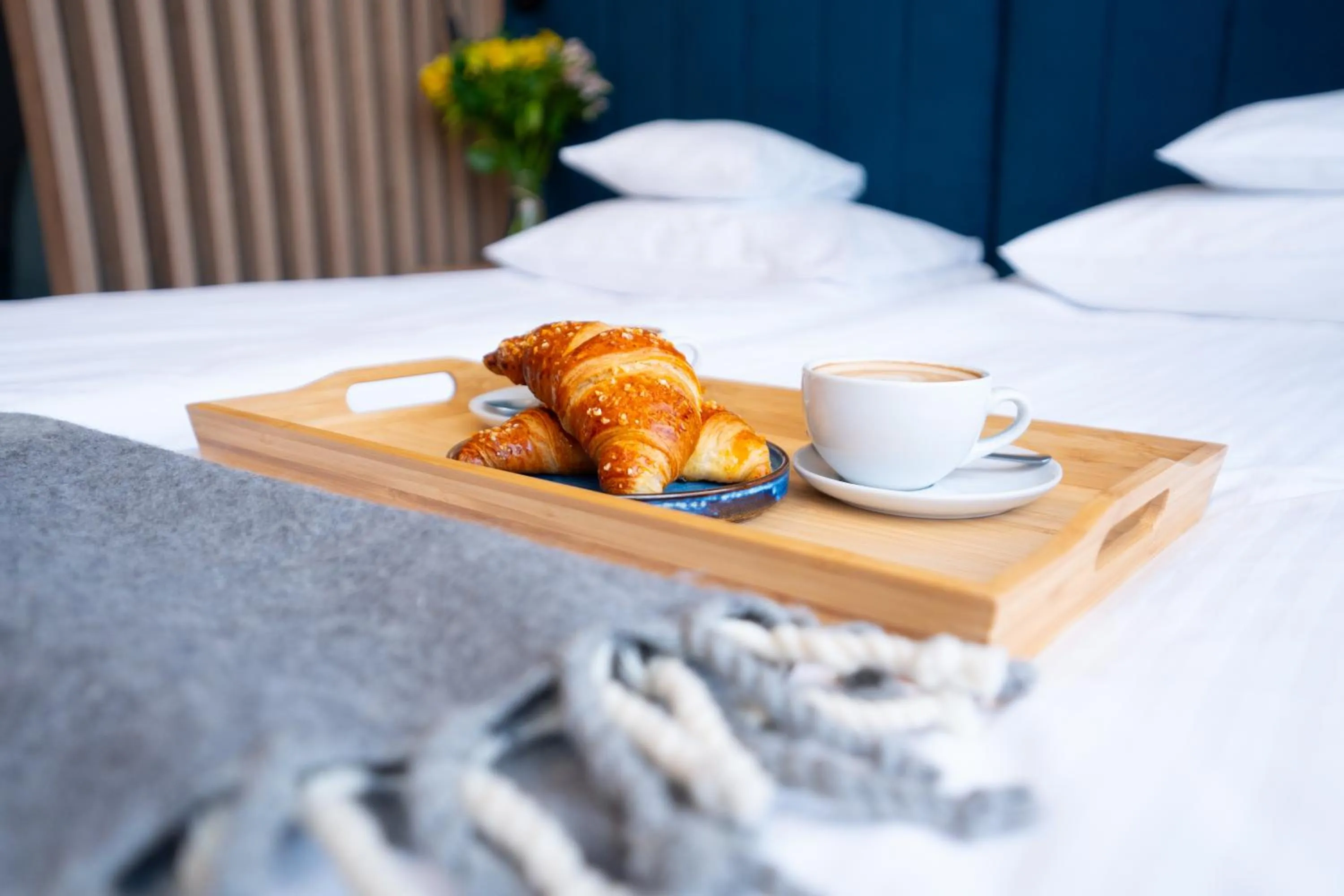 Bed in SQUARE APARTMENTS GDYNIA