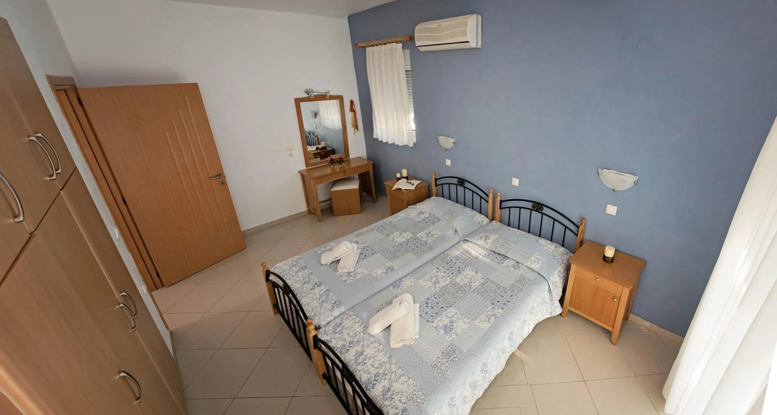 Bedroom, Bed in Nephele Apartments