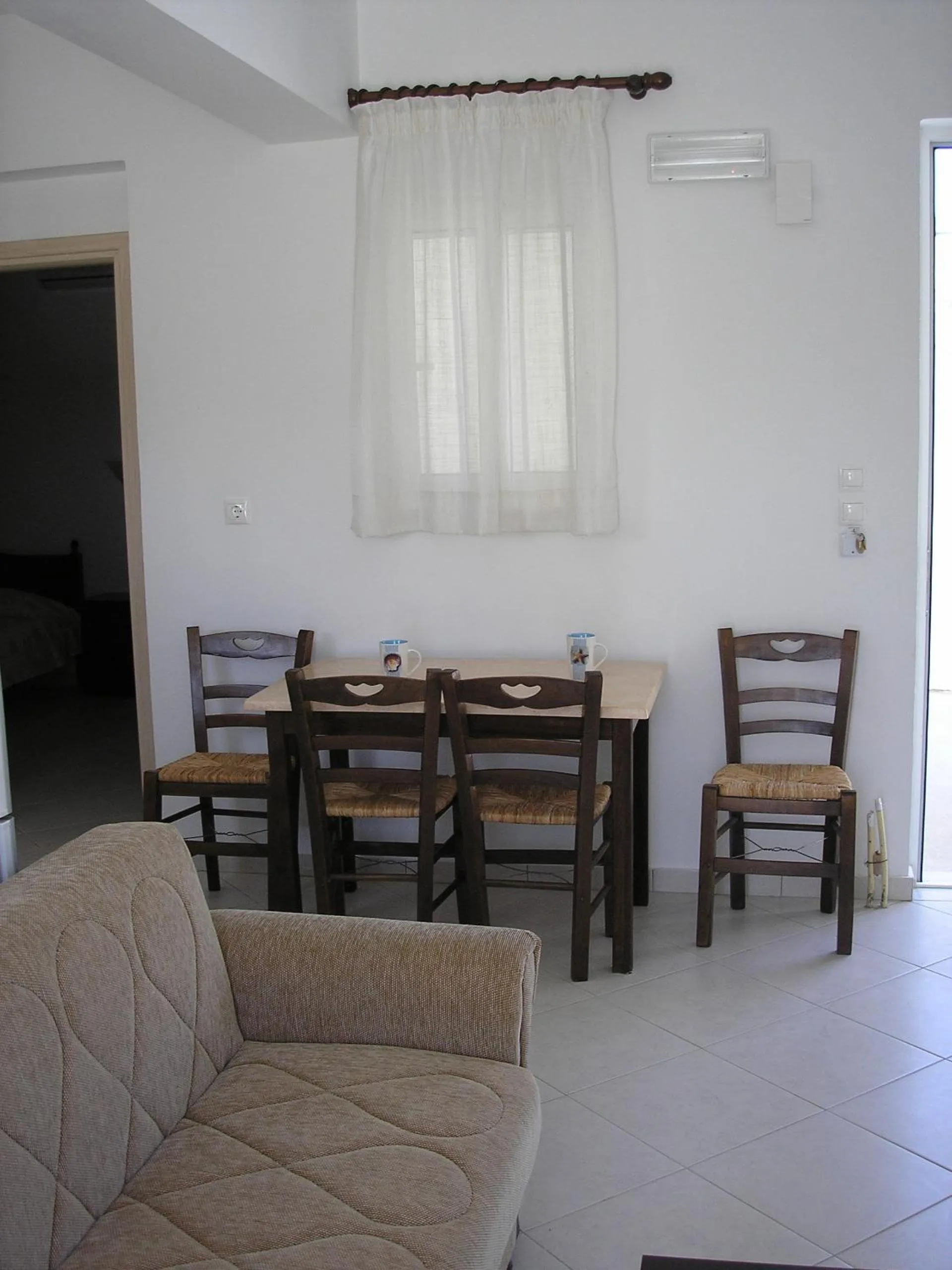 Dining area in Nephele Apartments