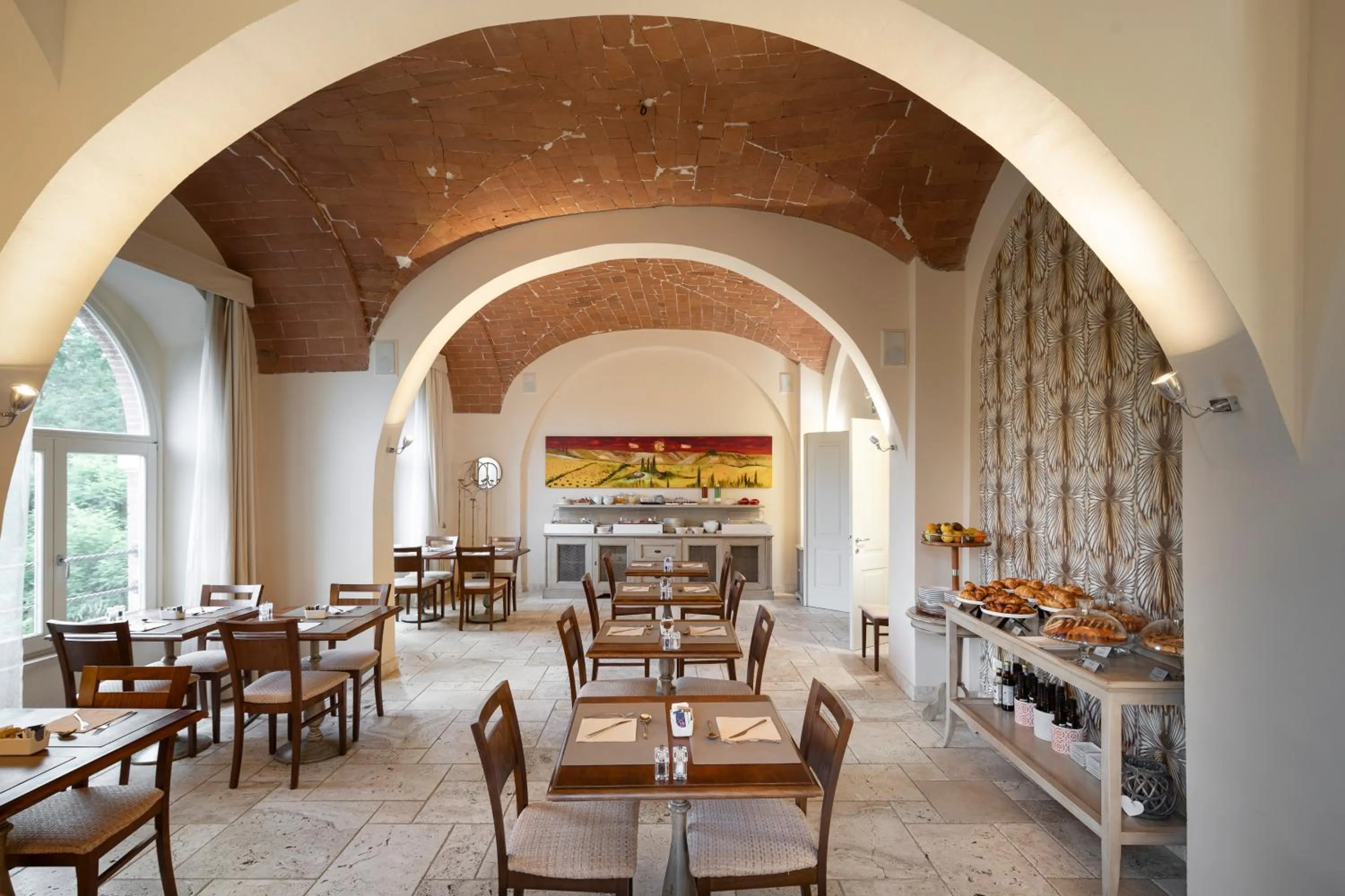 Buffet breakfast in LHP Certaldo Resort