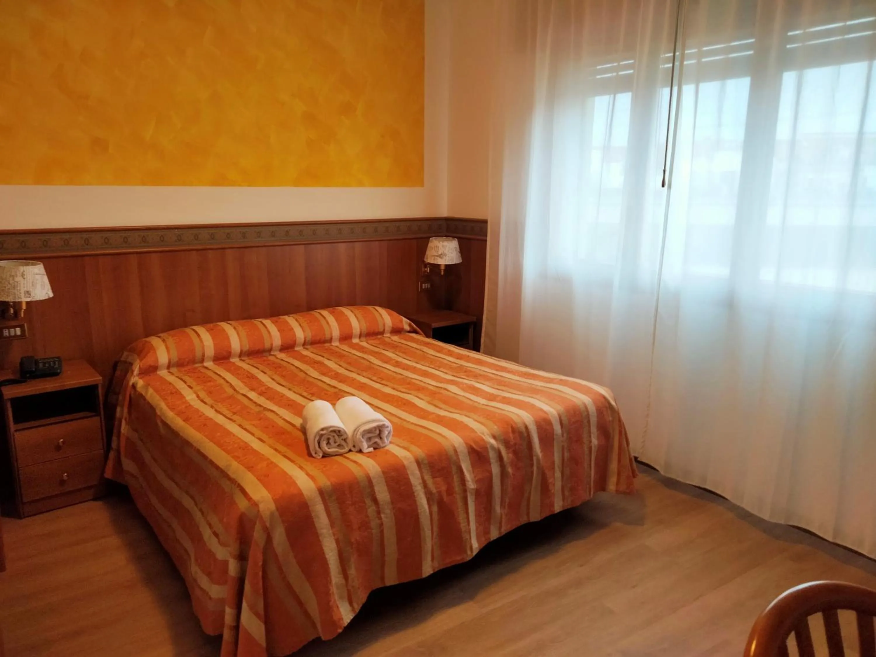 Bed in Hotel Kristall