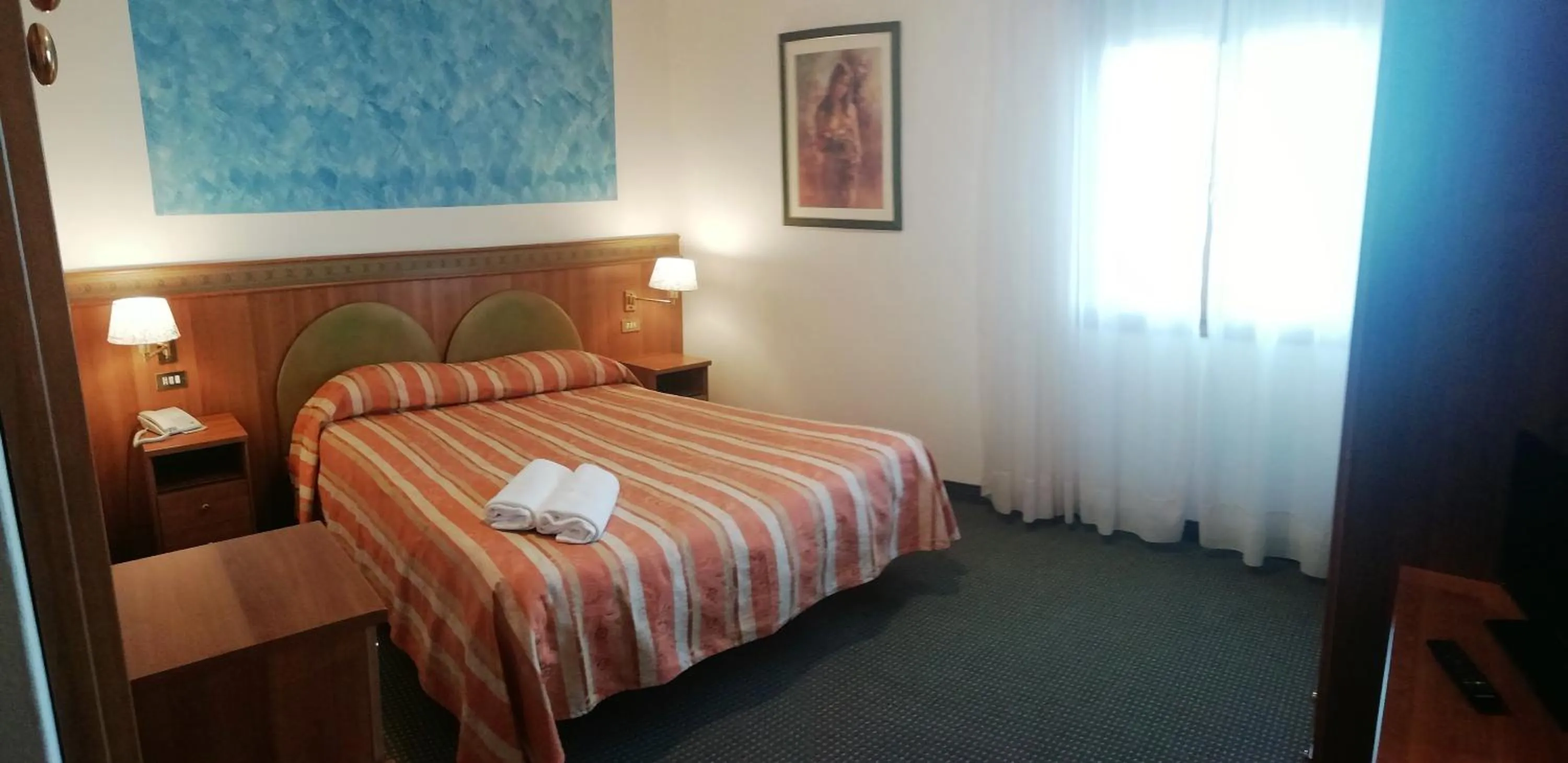 Bed in Hotel Kristall