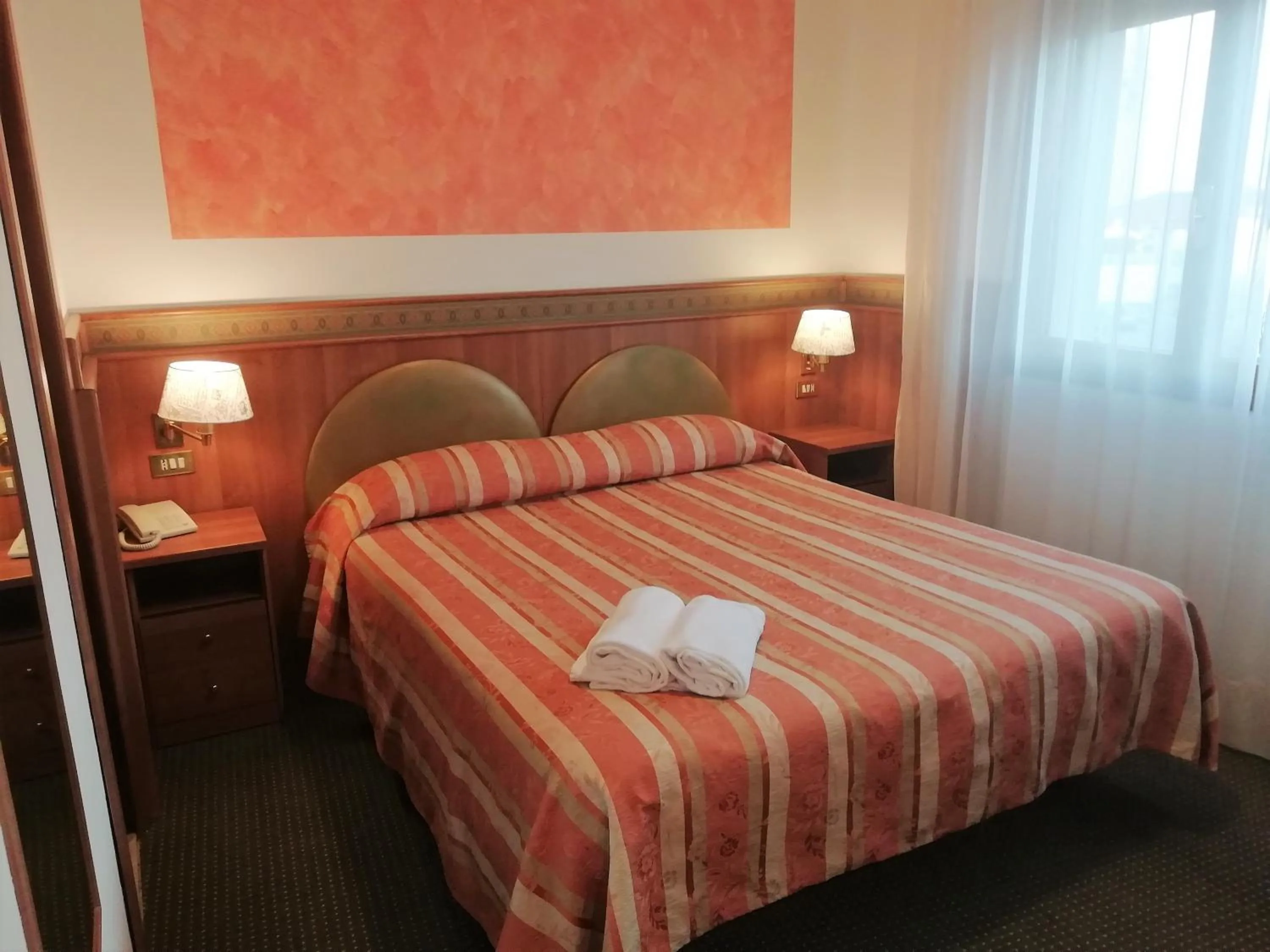 Bed in Hotel Kristall