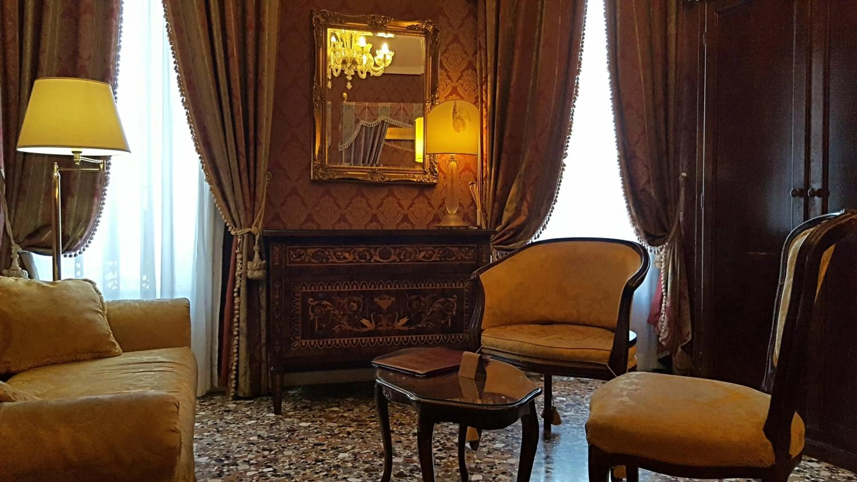 Living room in Casa Pisani Canal