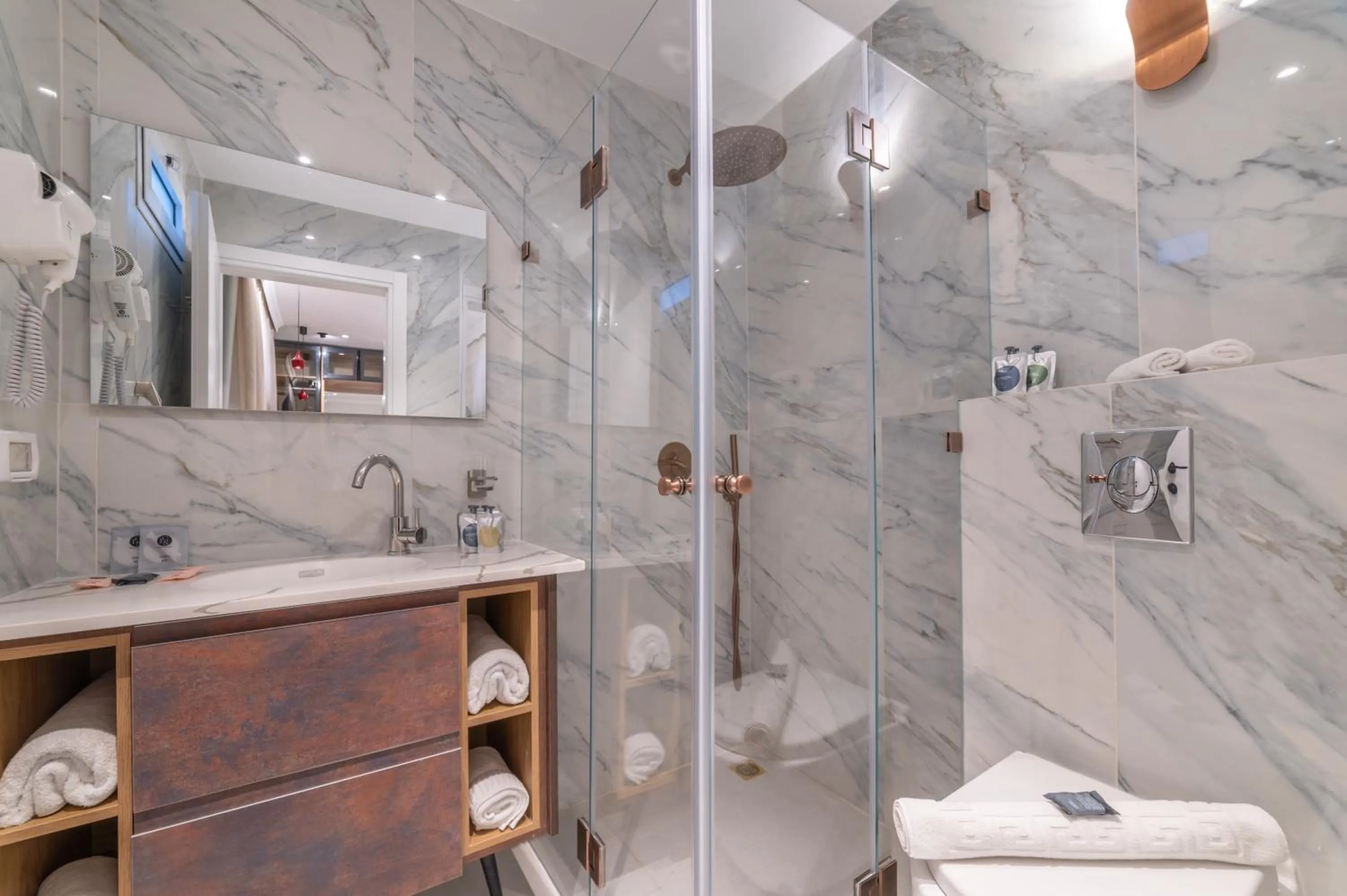 Shower in The David Story Boutique