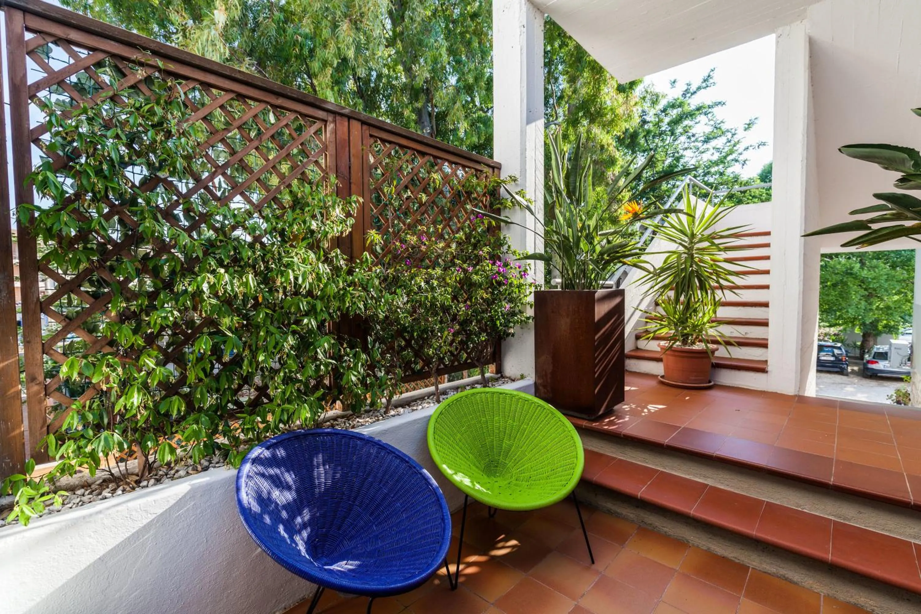 Patio in Hotel Residence Hibiscus