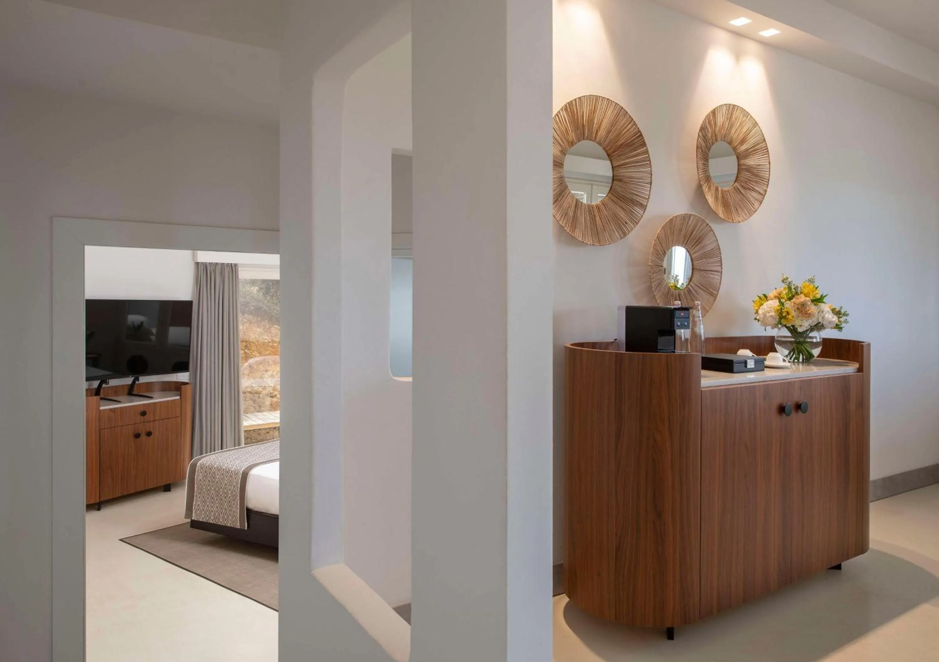 Photo of the whole room in Baia Di Chia Resort Sardinia, Curio Collection By Hilton