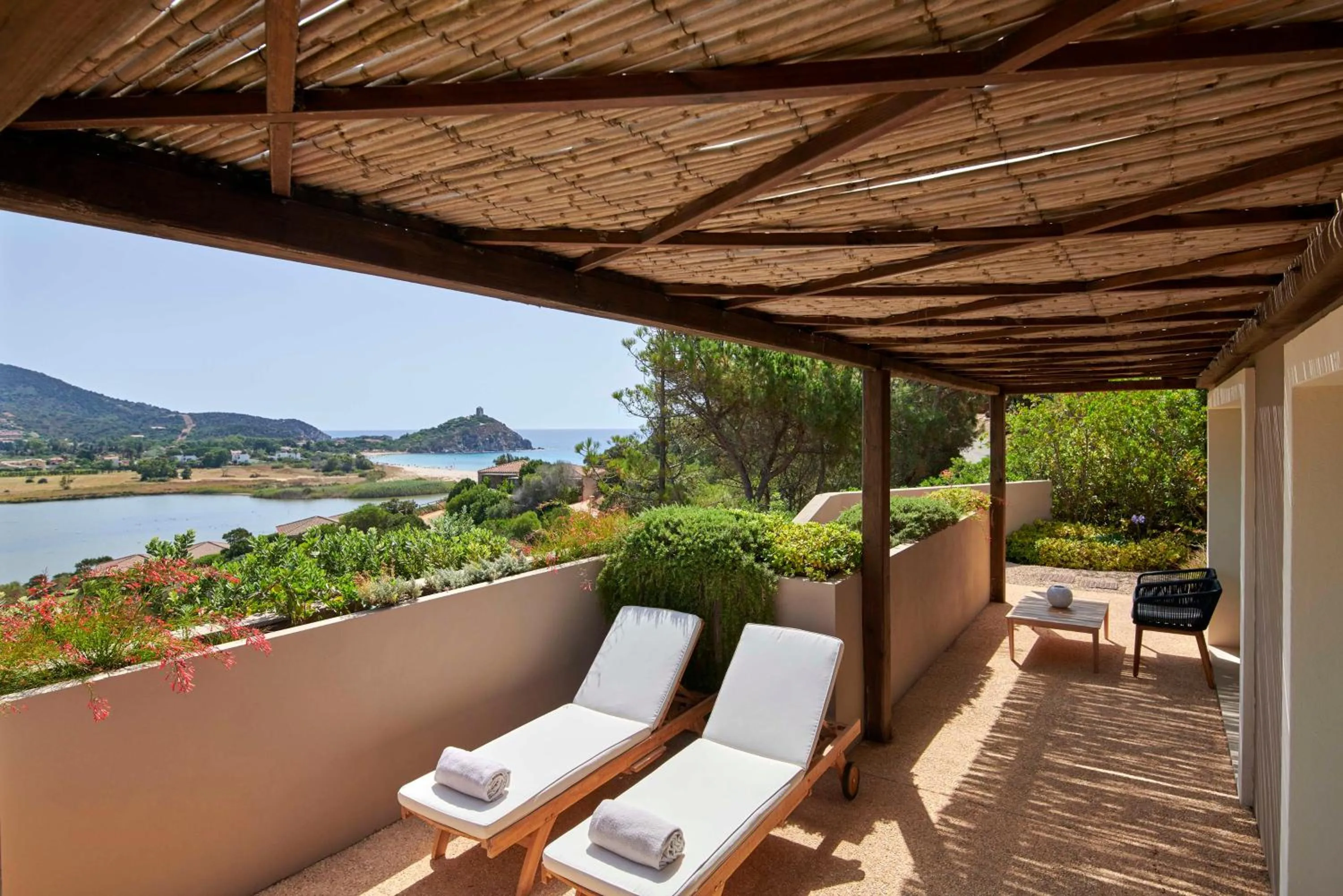 View (from property/room) in Baia Di Chia Resort Sardinia, Curio Collection By Hilton