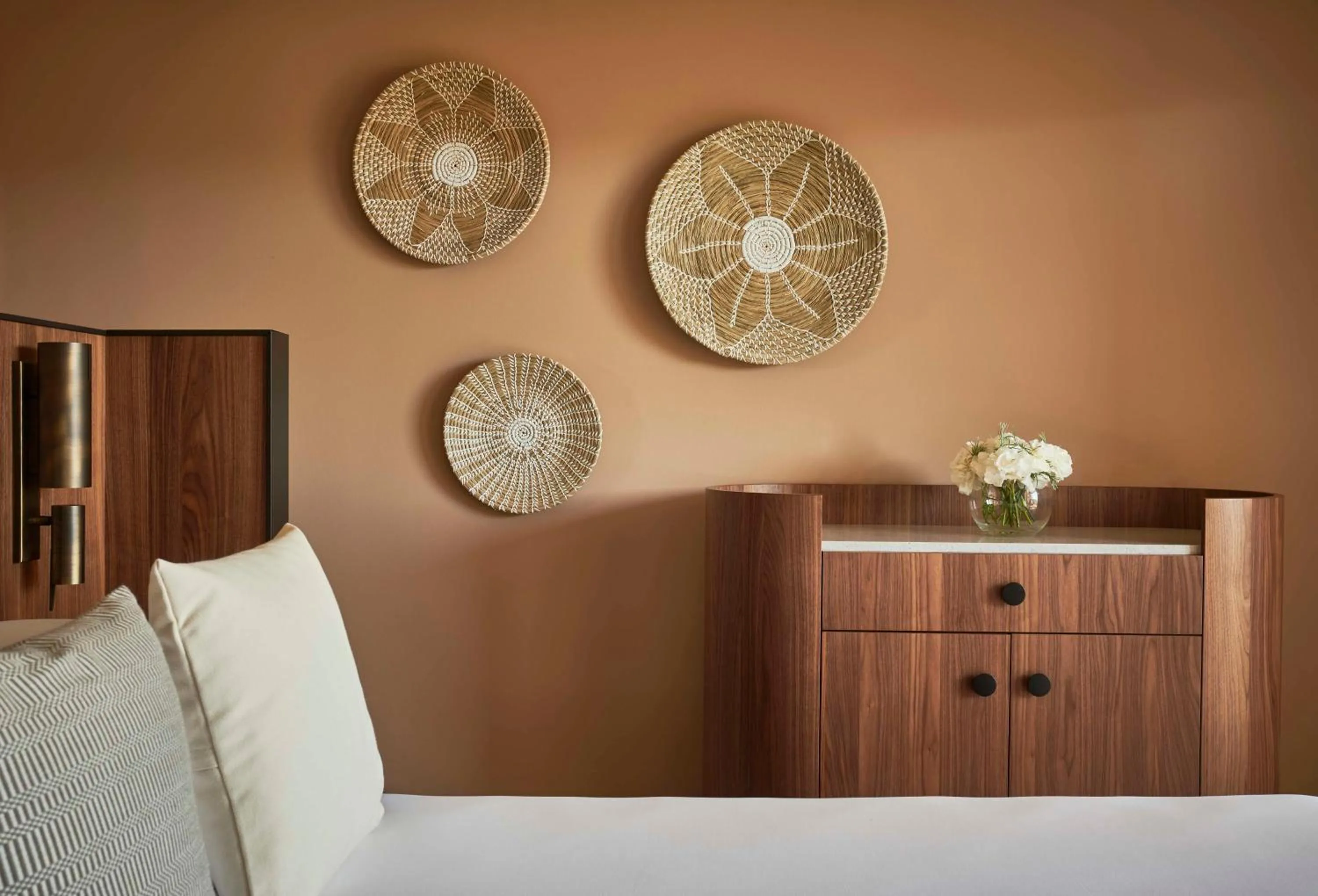 Bed in Baia Di Chia Resort Sardinia, Curio Collection By Hilton