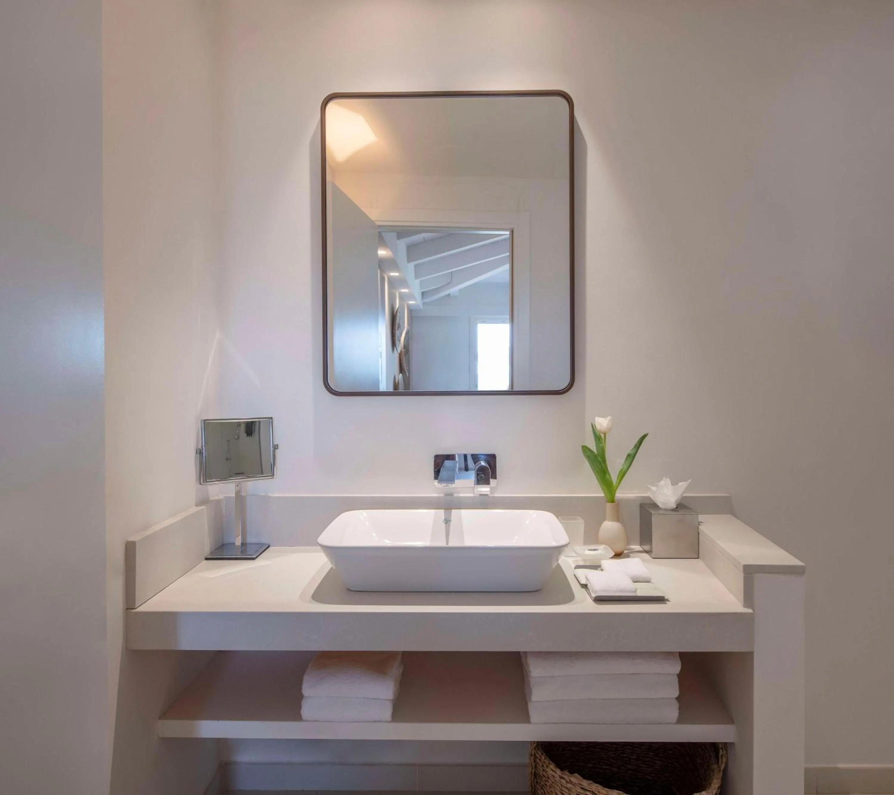 Bathroom in Baia Di Chia Resort Sardinia, Curio Collection By Hilton