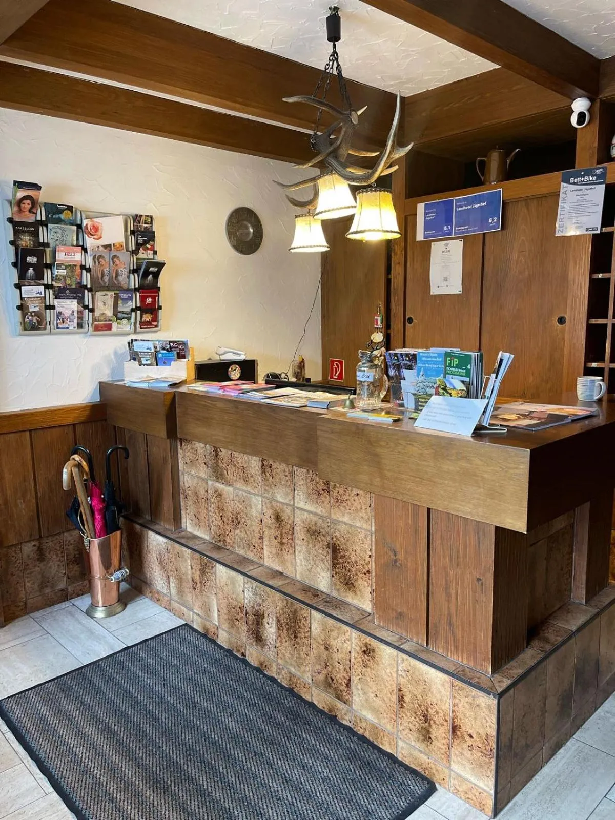 Lobby or reception in Landhotel Jägerhof