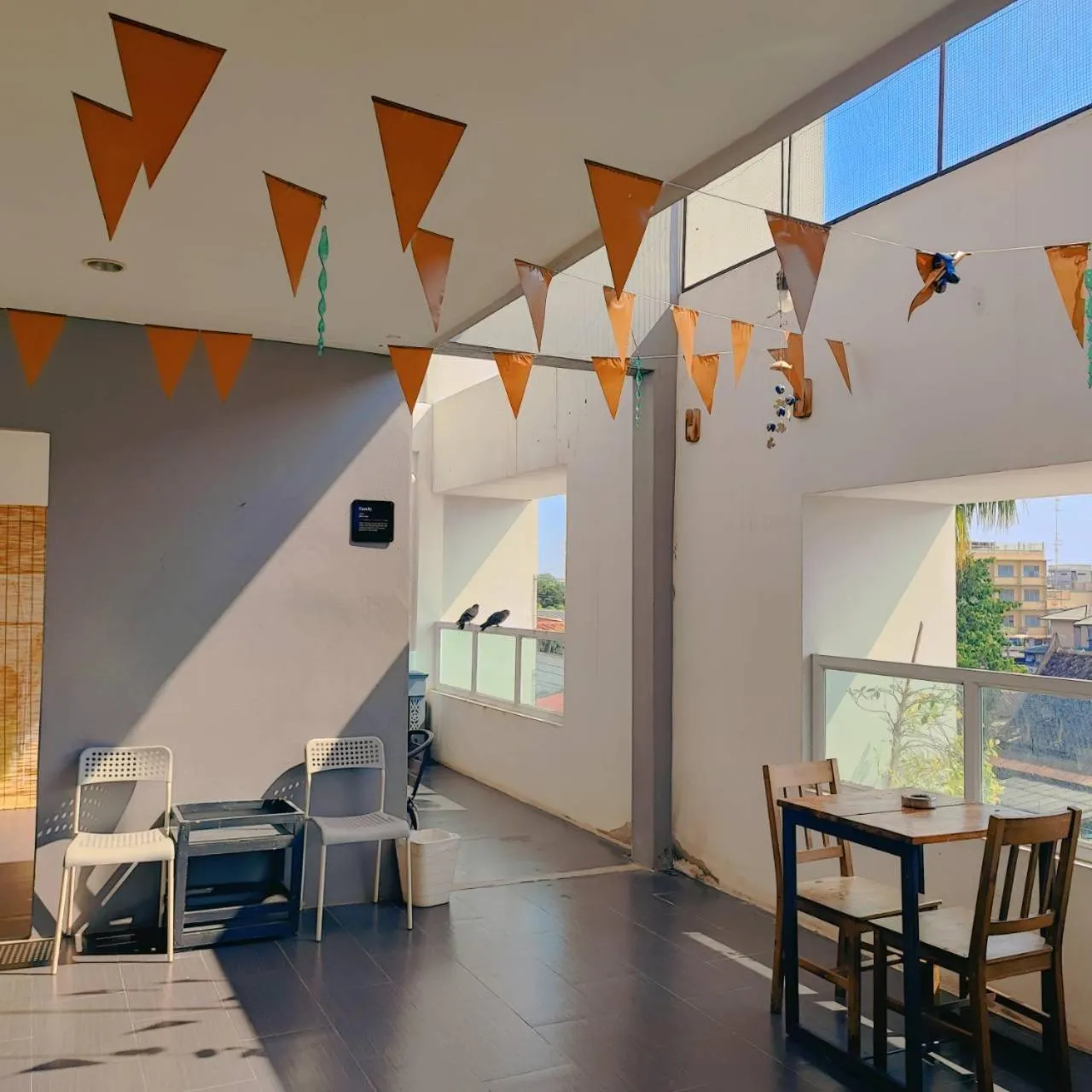 Balcony/Terrace in White Monkey Guesthouse