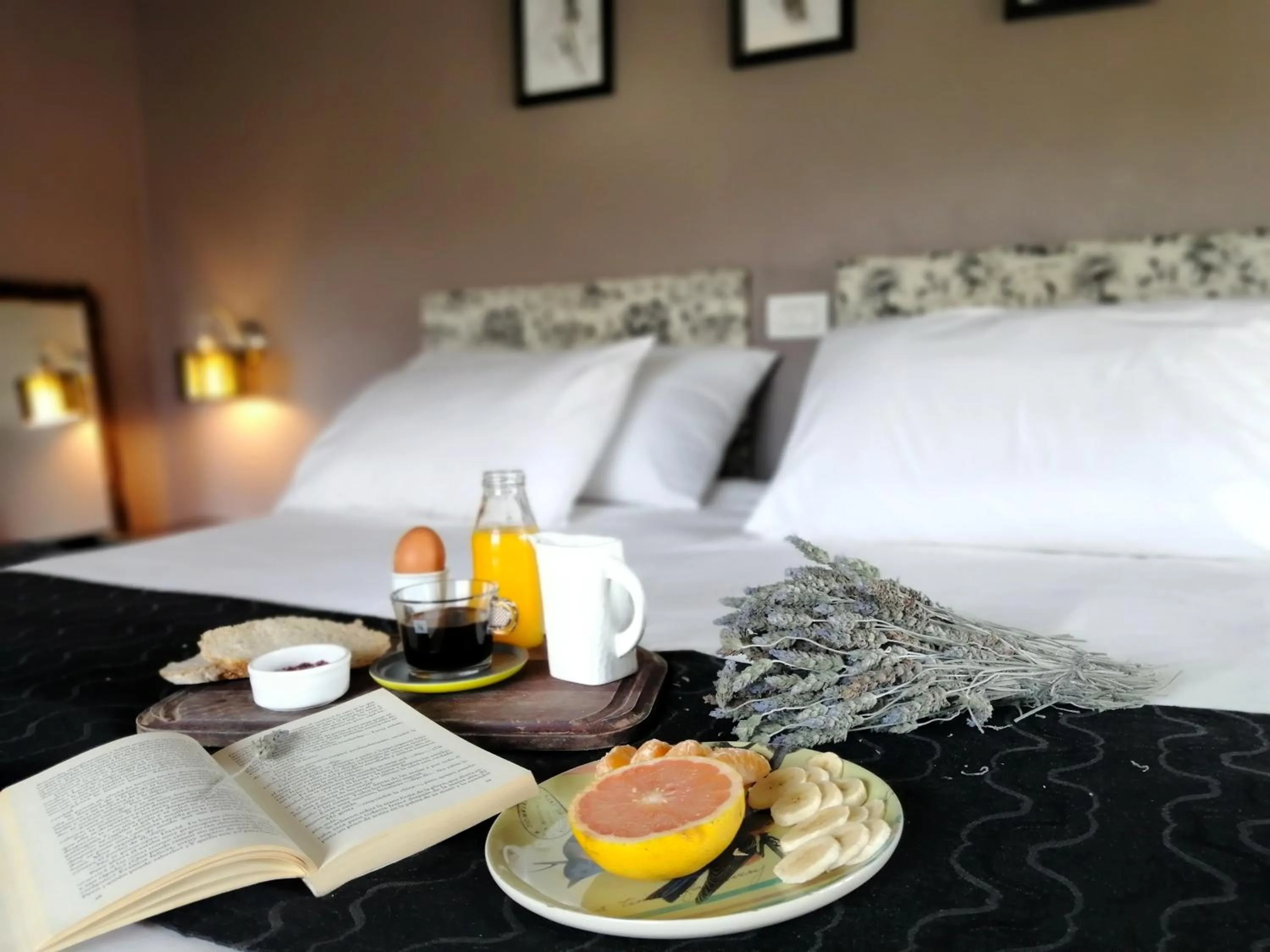 Bed in Atelier Hotel de Charme