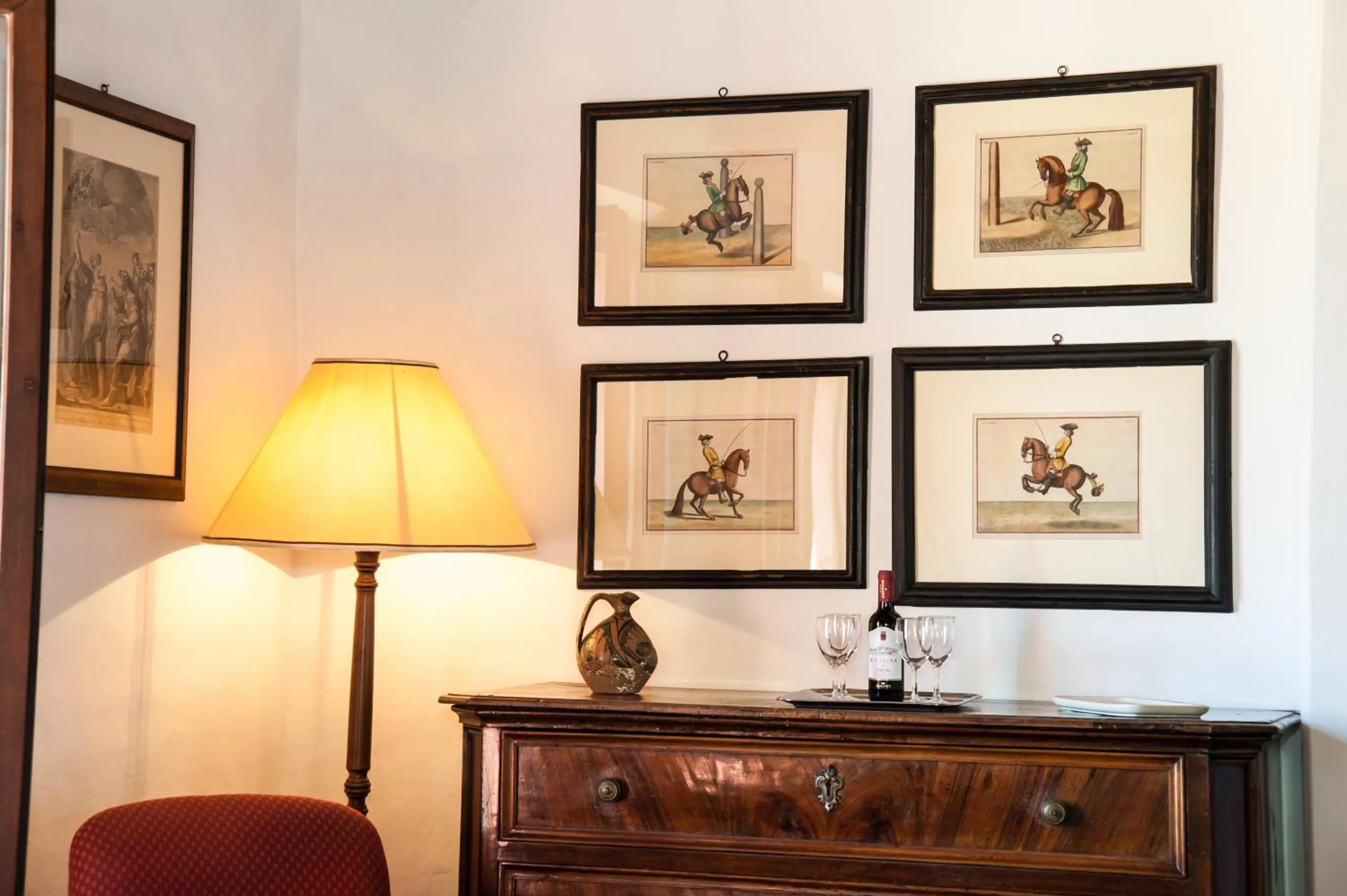 Decorative detail in Hotel Santa Caterina