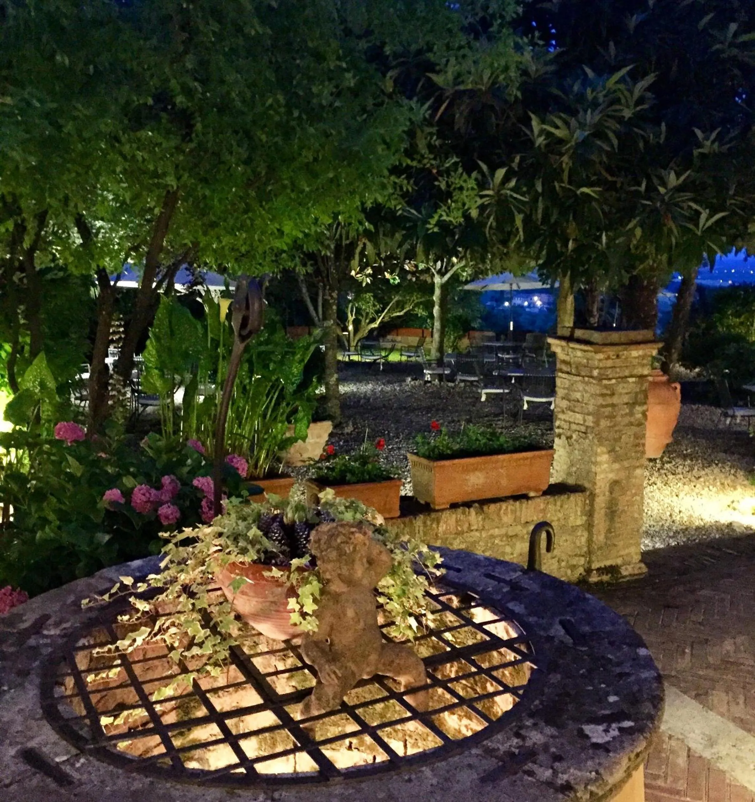 Garden in Hotel Santa Caterina