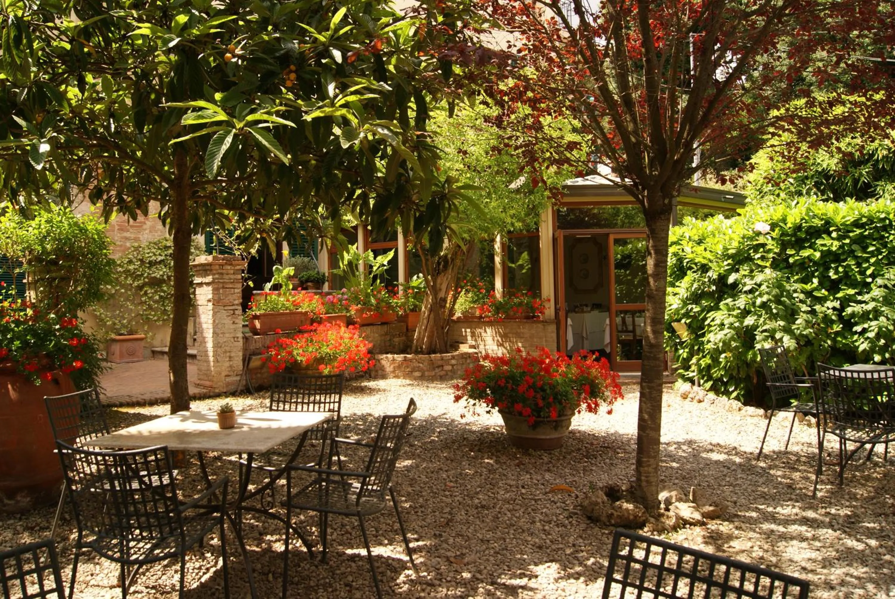 Garden in Hotel Santa Caterina