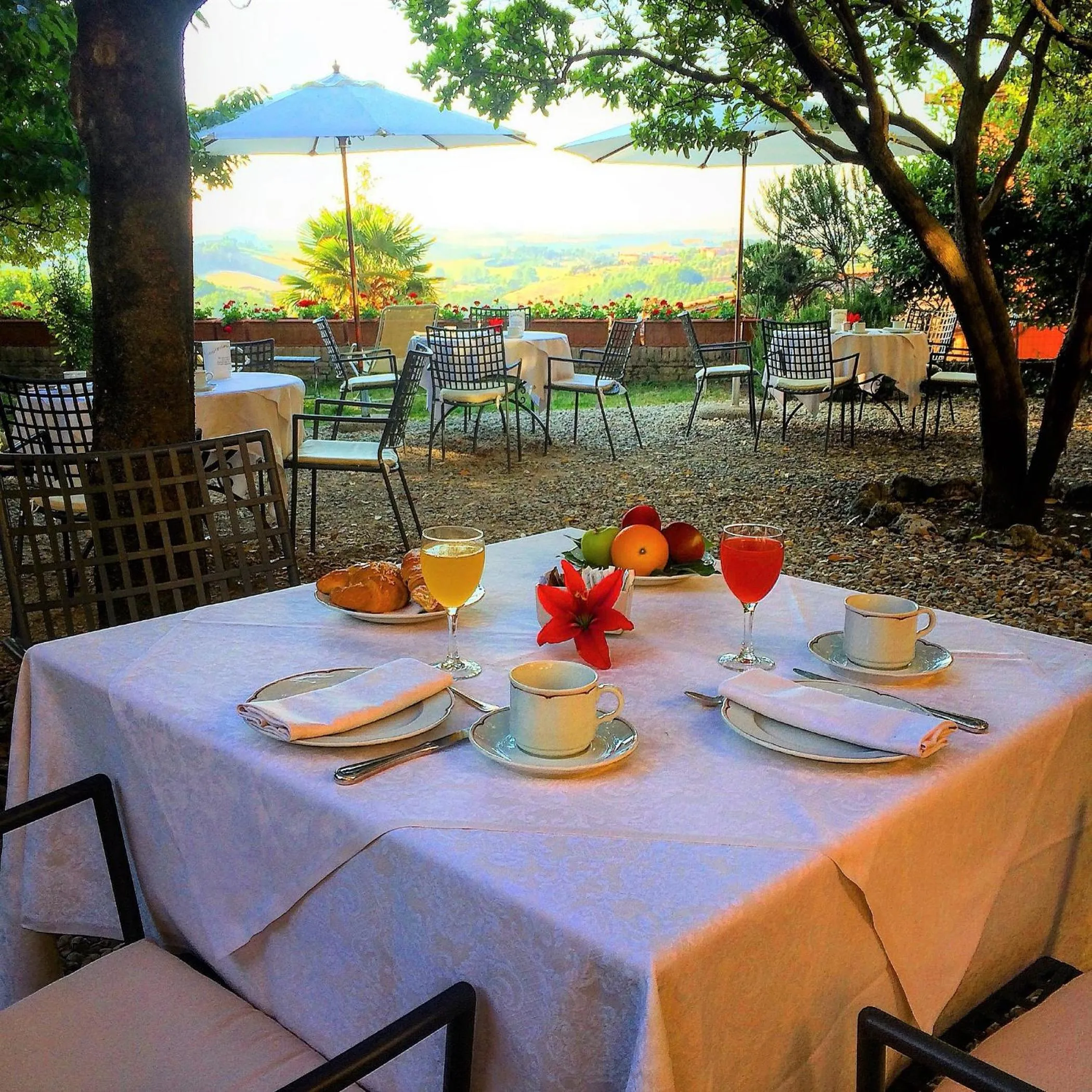 Garden in Hotel Santa Caterina