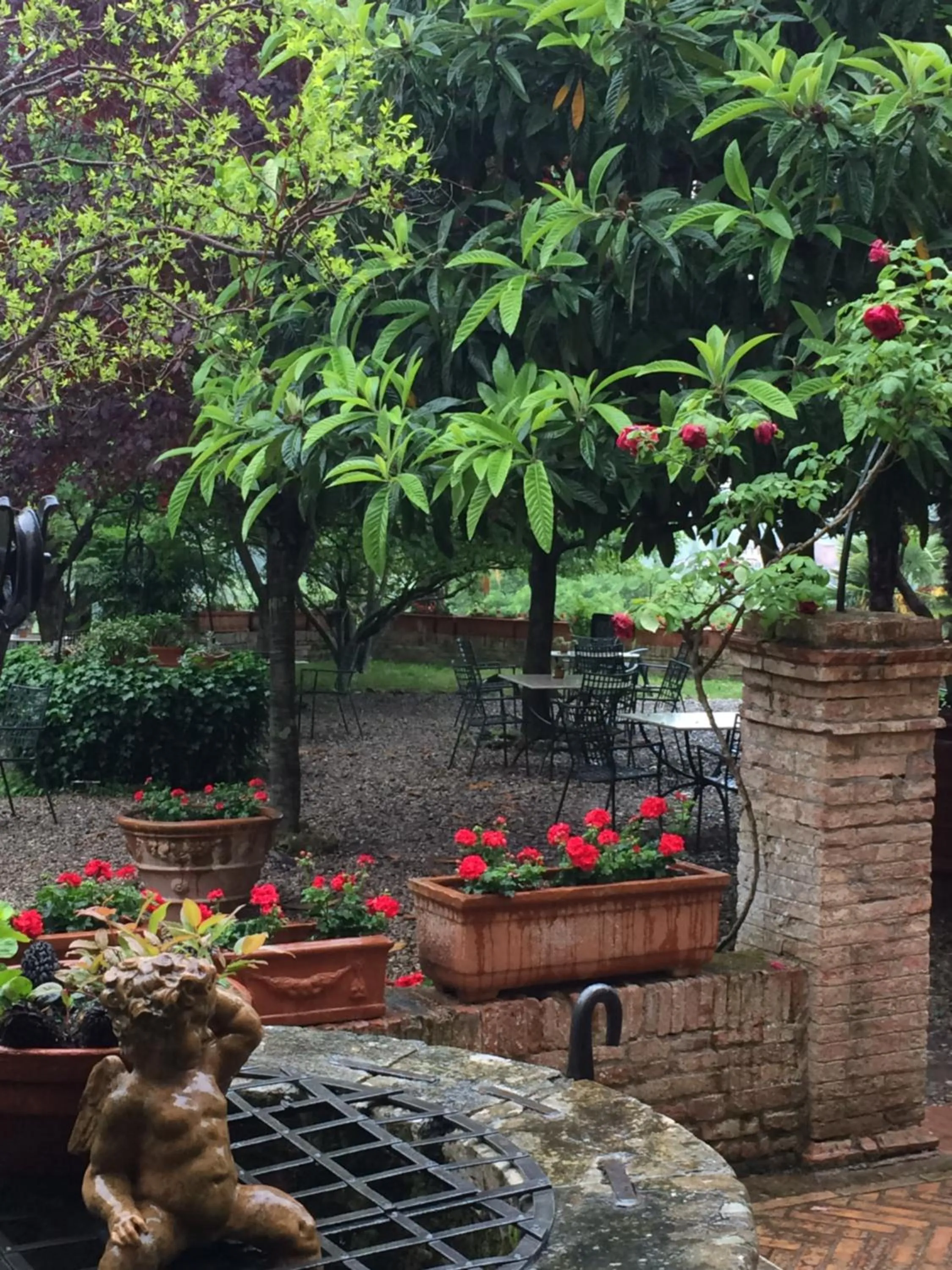 Garden in Hotel Santa Caterina