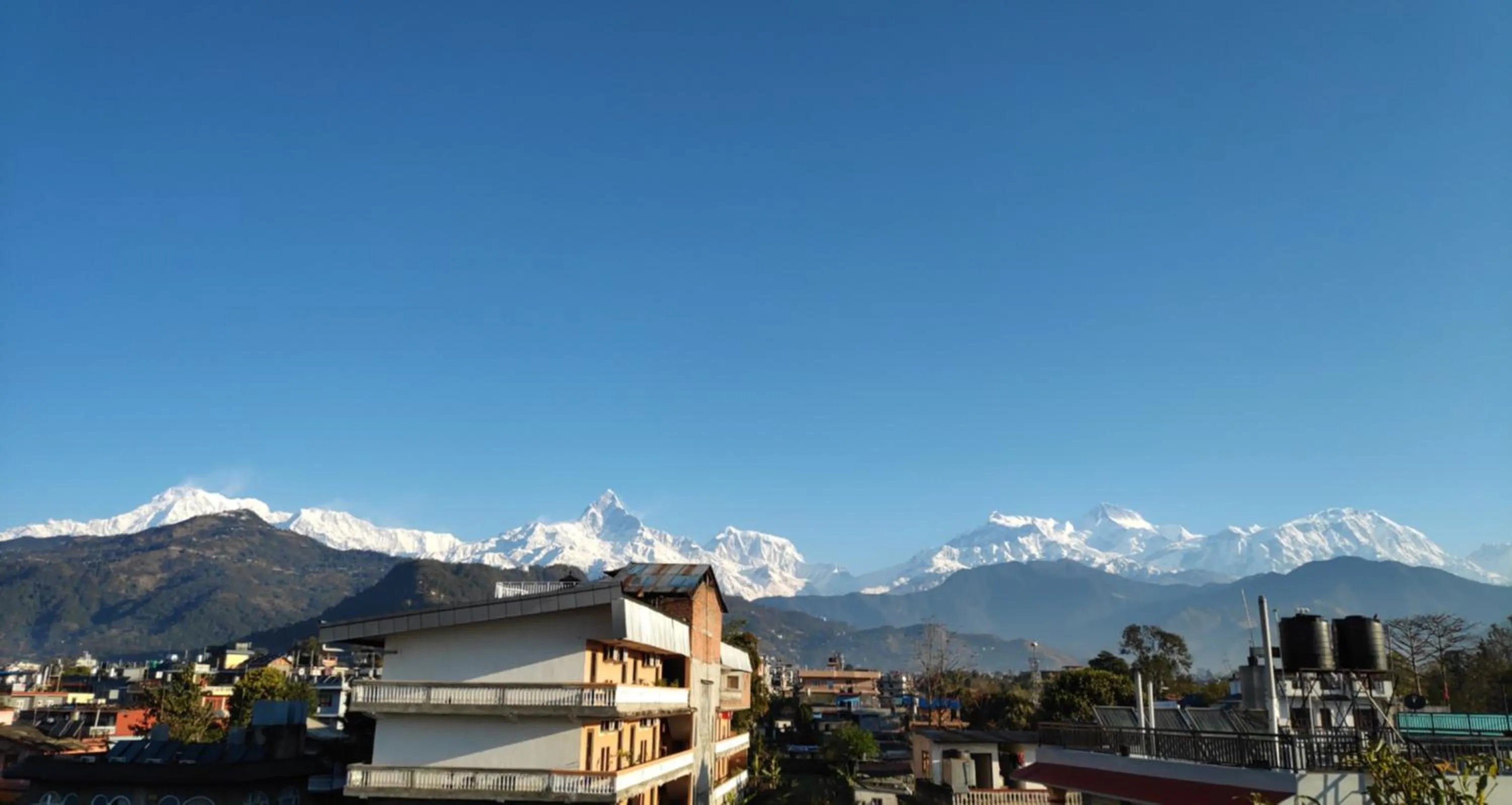 Natural landscape in Hotel Mountain View - Lakeside Pokhara