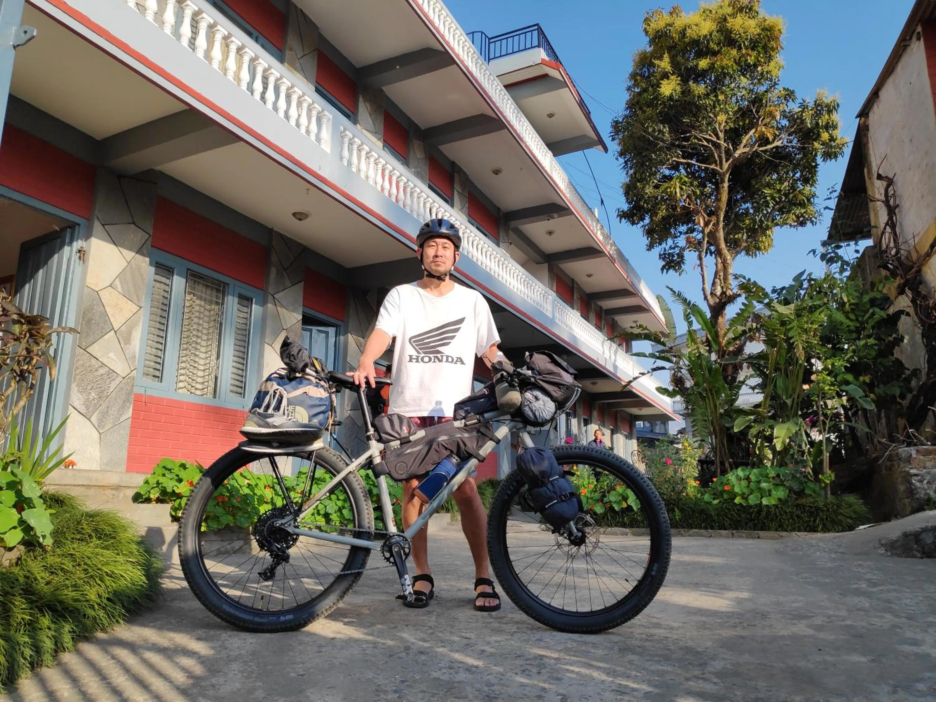 Facade/entrance in Hotel Mountain View - Lakeside Pokhara