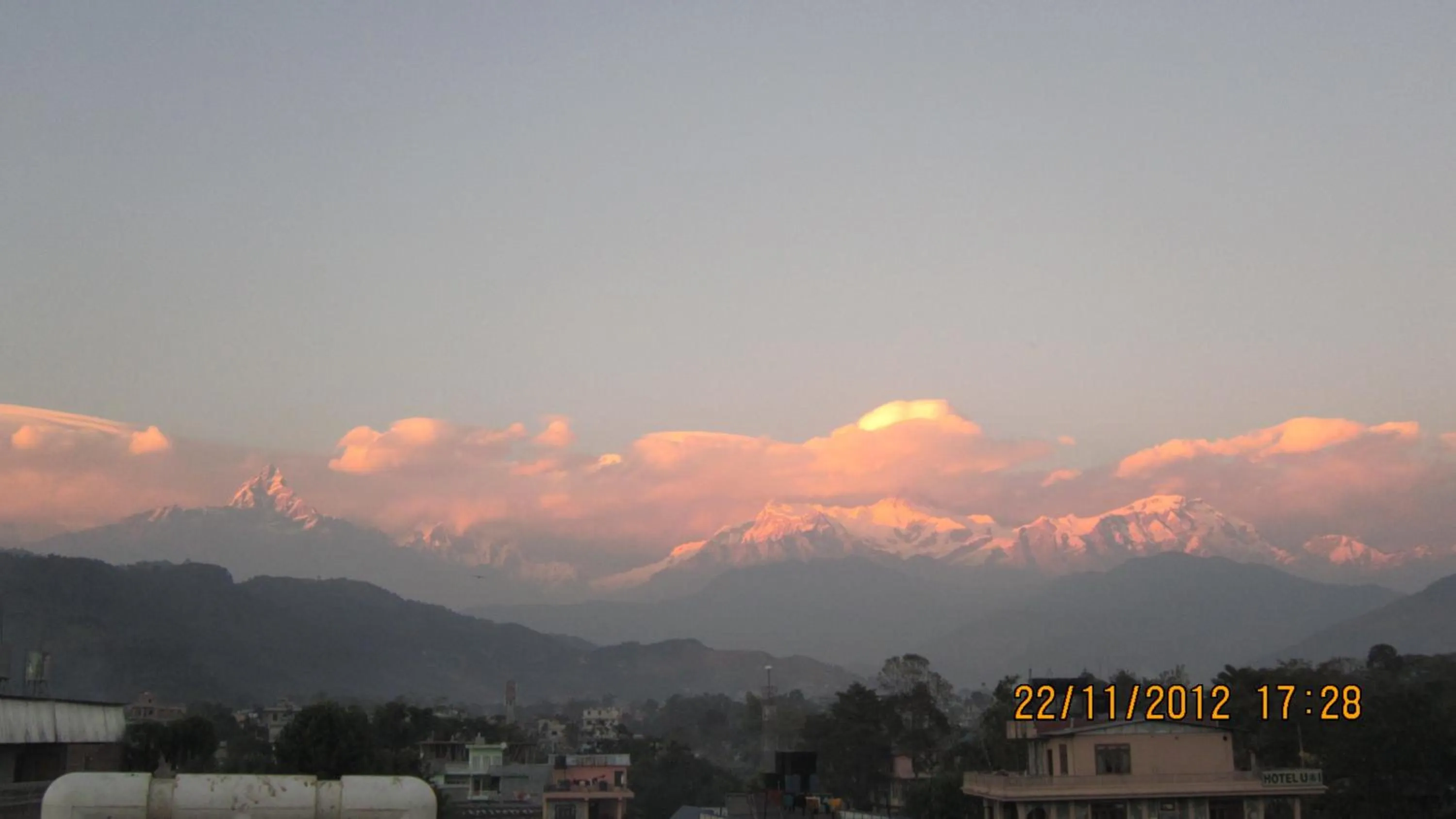 Mountain view in Hotel Mountain View - Lakeside Pokhara