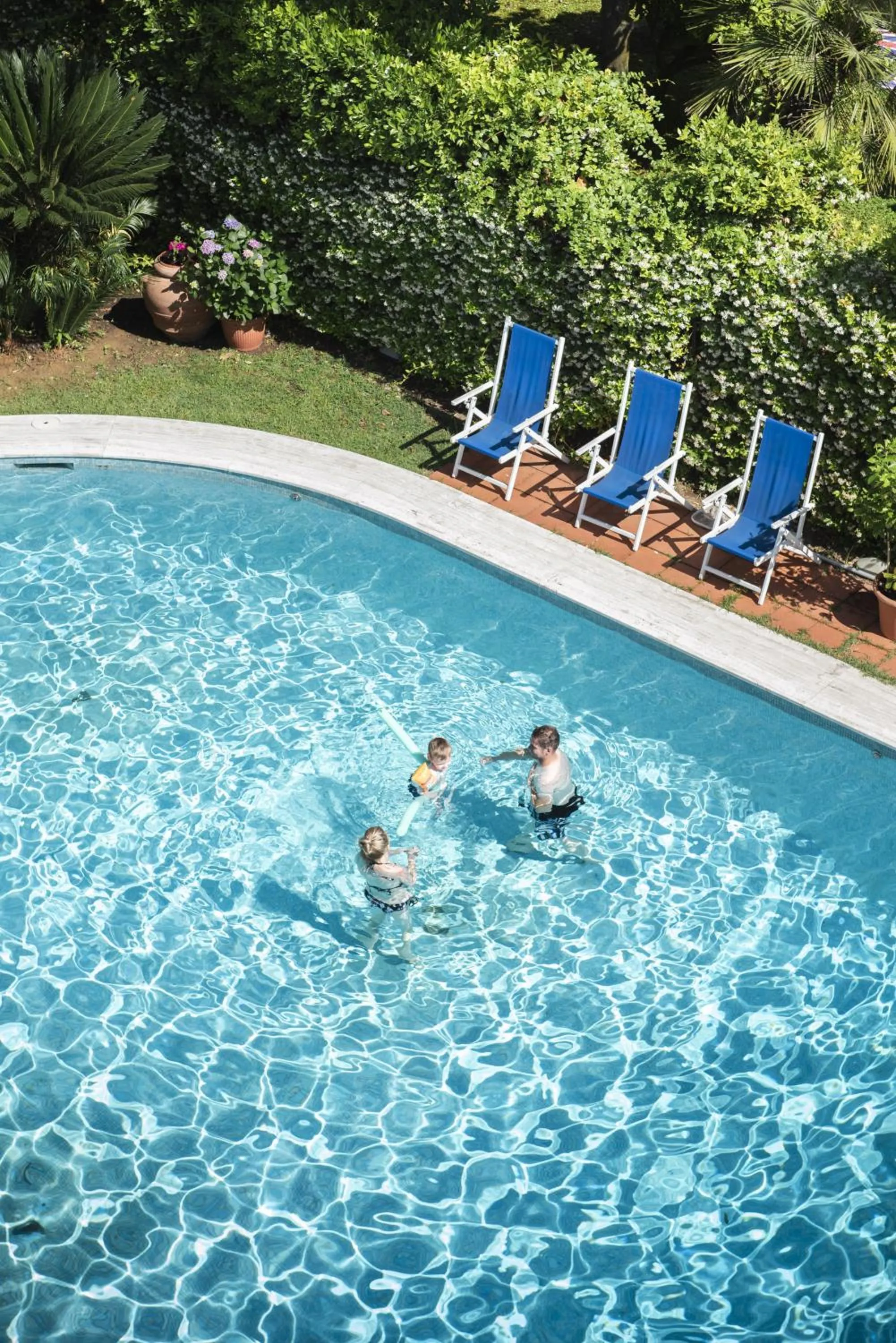 Swimming pool in Hotel Parma e Oriente Wellness & Spa