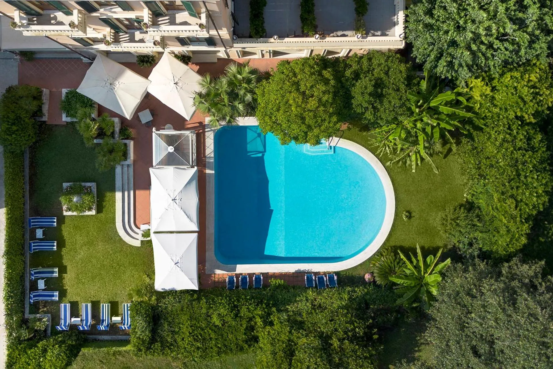 Swimming pool in Hotel Parma e Oriente Wellness & Spa