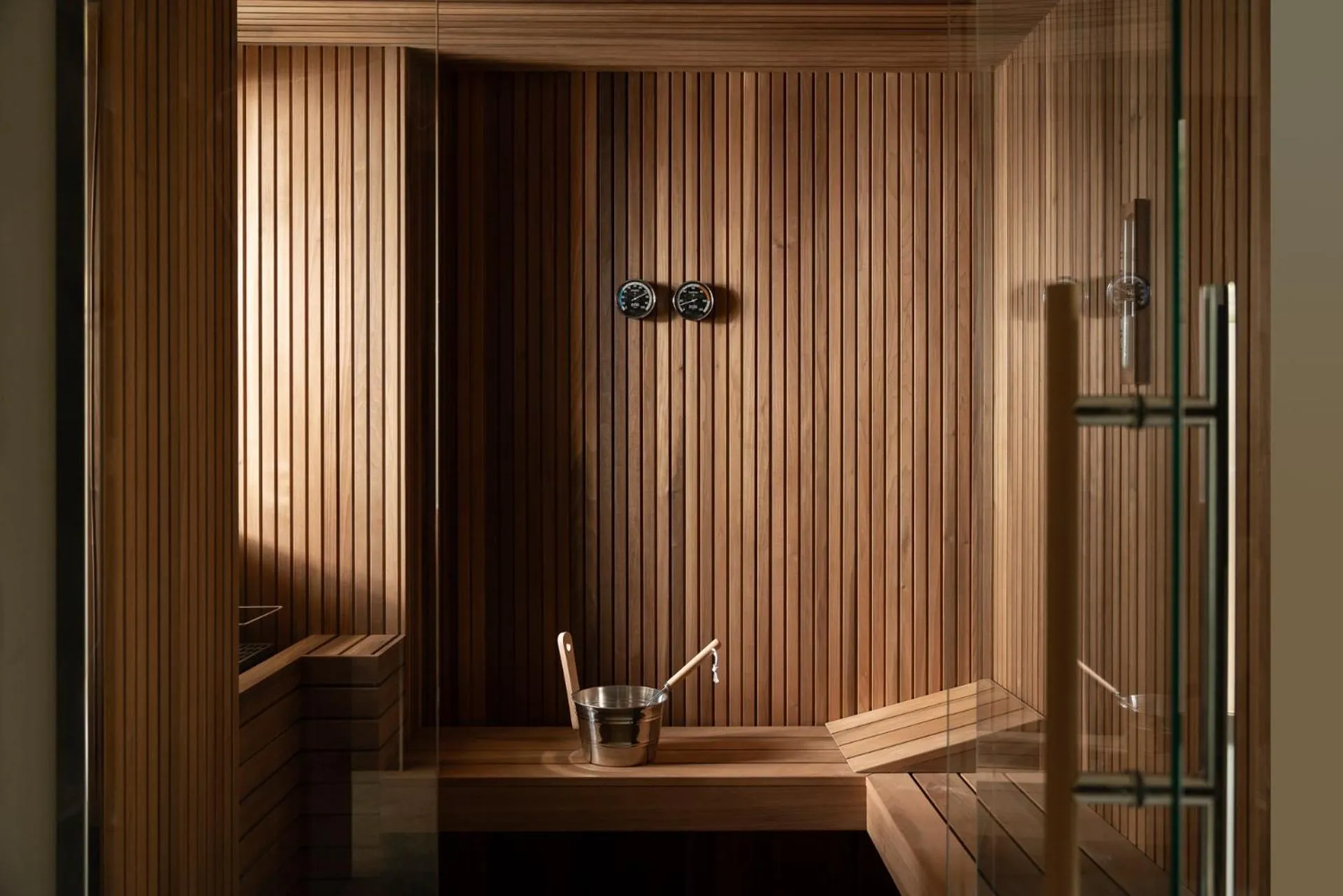 Sauna in Hotel Parma e Oriente Wellness & Spa