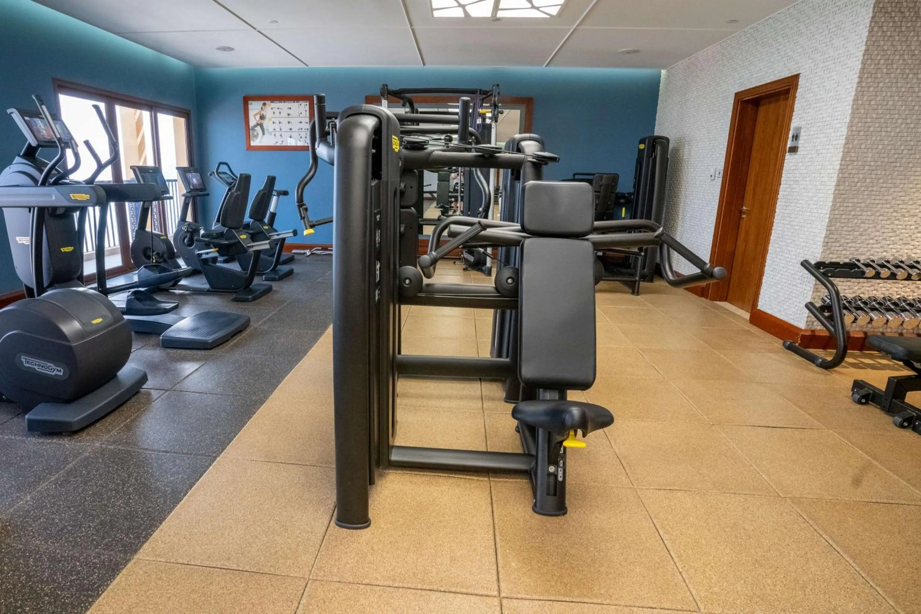 Fitness centre/facilities in DoubleTree by Hilton Resort & Spa Marjan Island