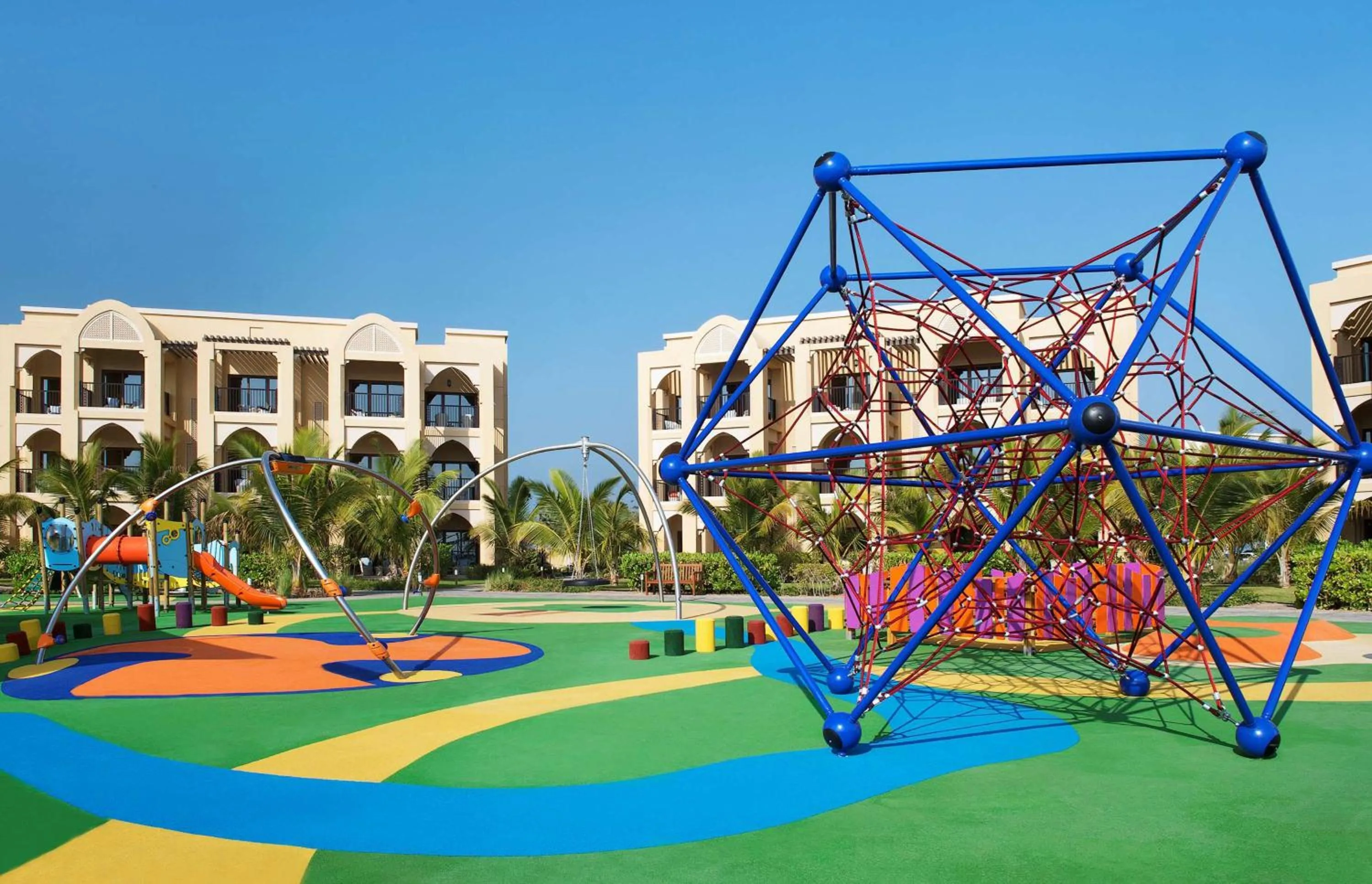 Children play ground in DoubleTree by Hilton Resort & Spa Marjan Island