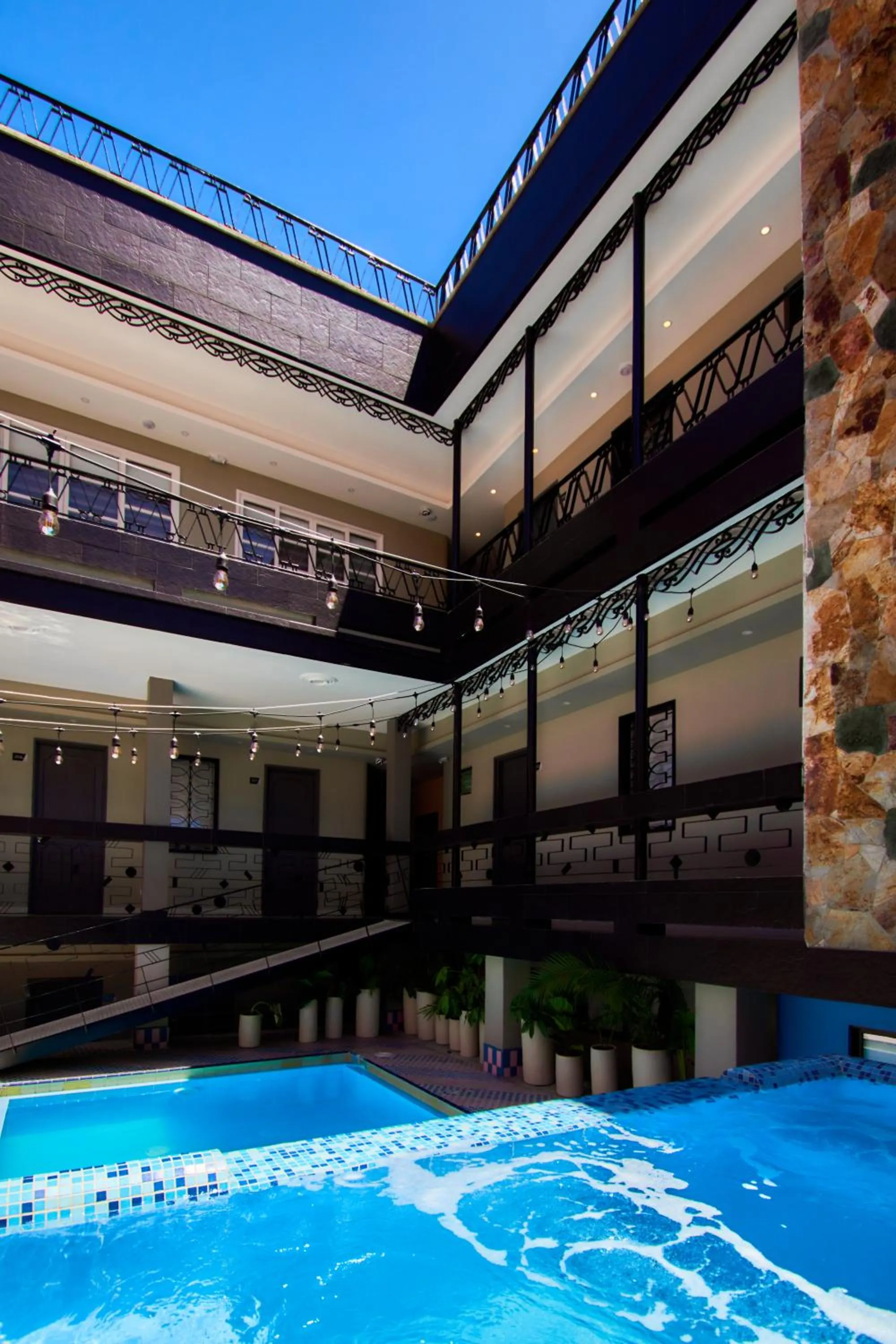 Pool view in Brana by Bernalo Hotels