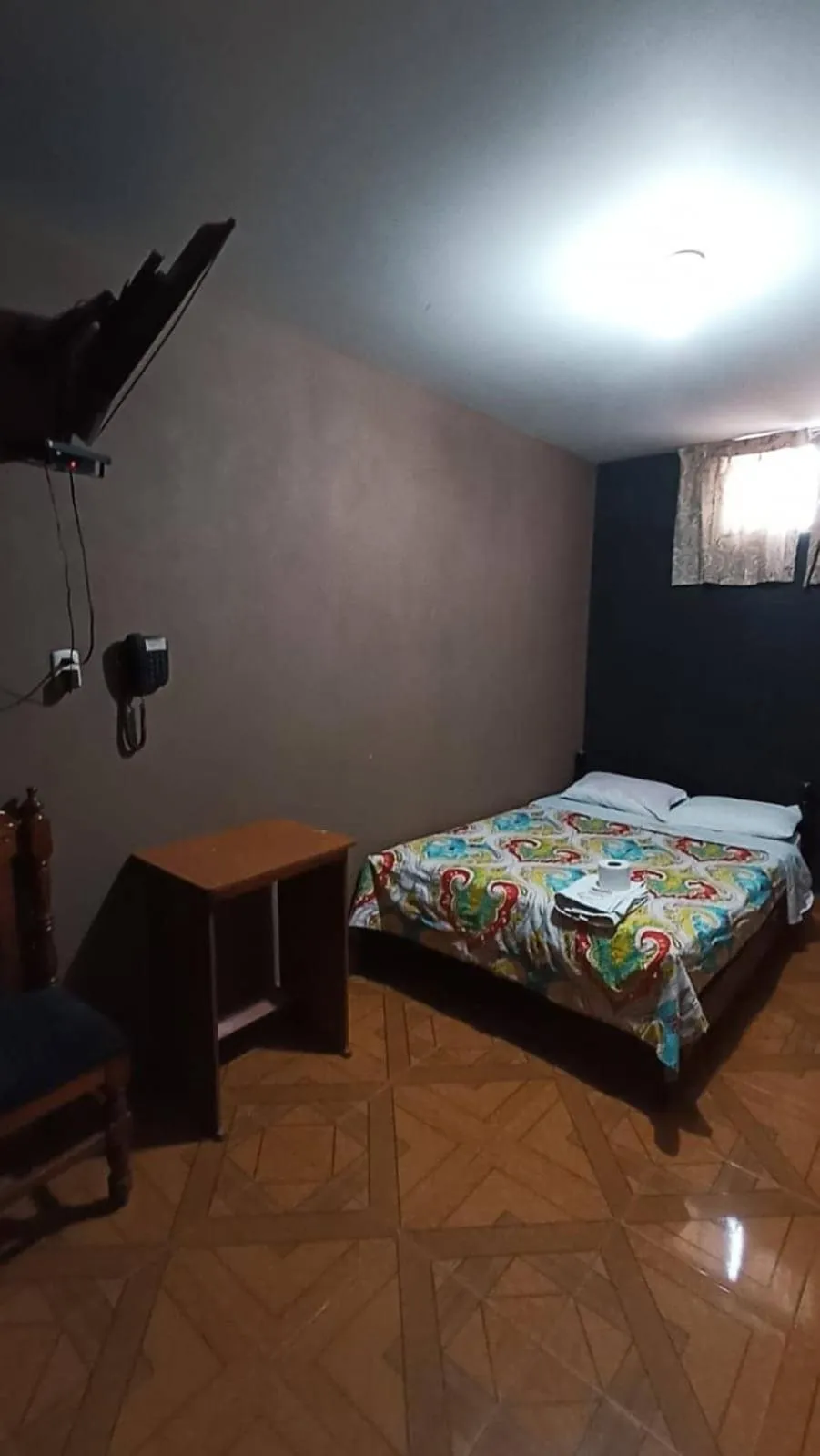 Bed in Hotel Royal Olympic