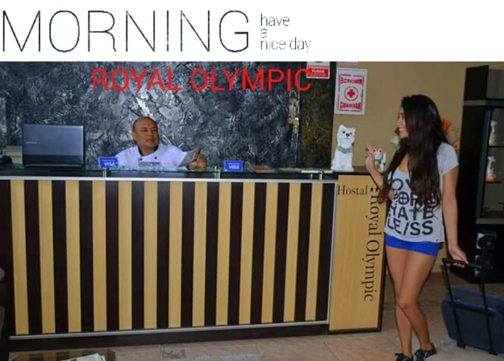 Staff in Hotel Royal Olympic