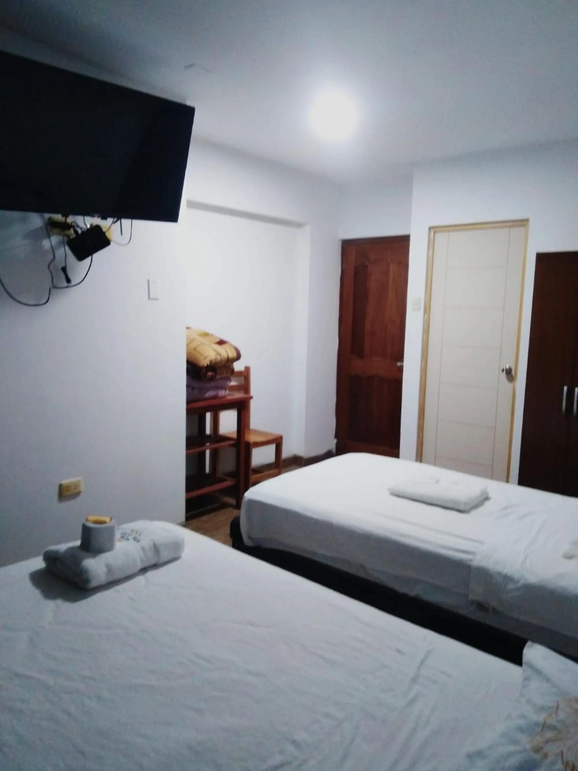 Bed in Hotel Royal Olympic