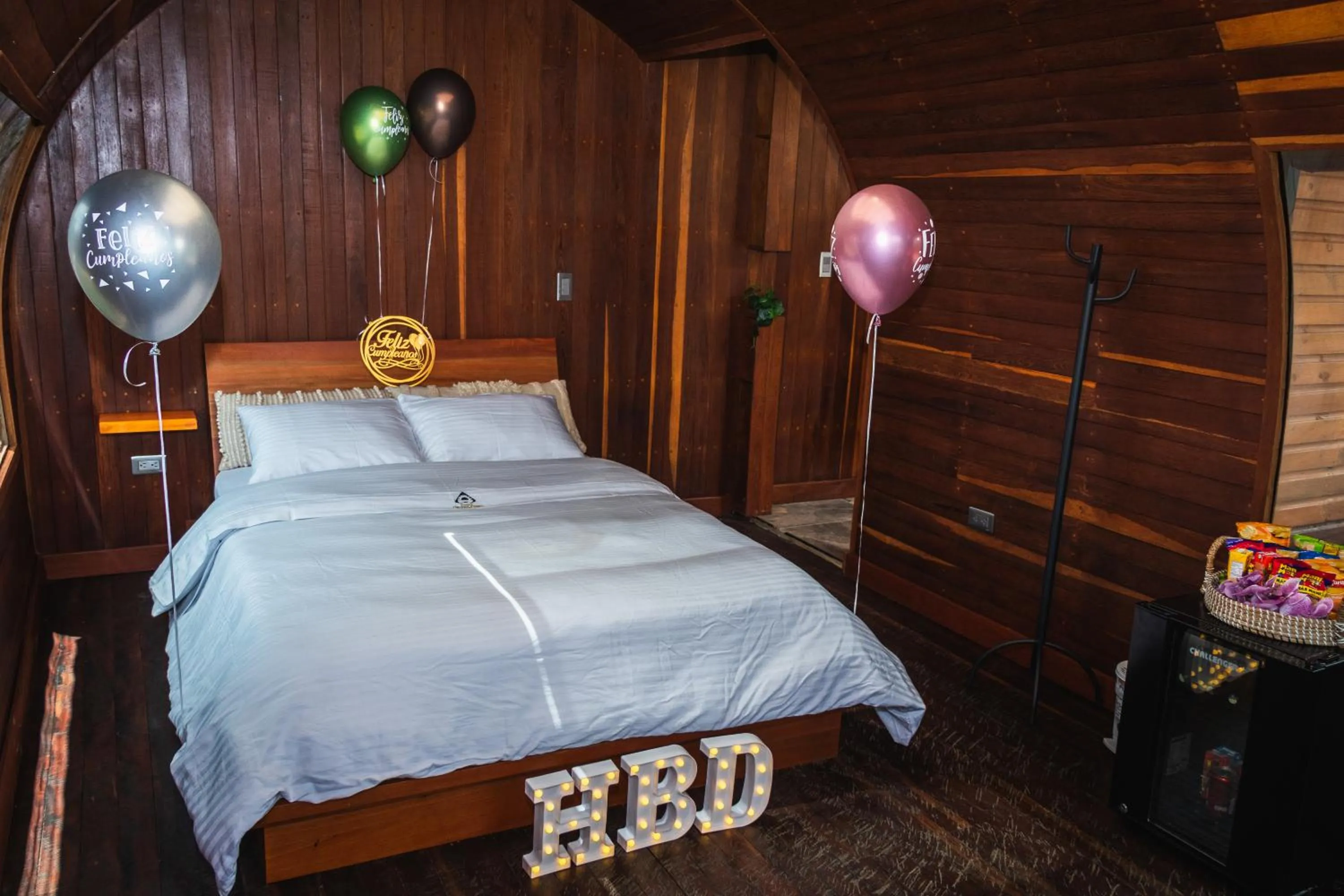 Decorative detail, Bed in Glamping The Mountain