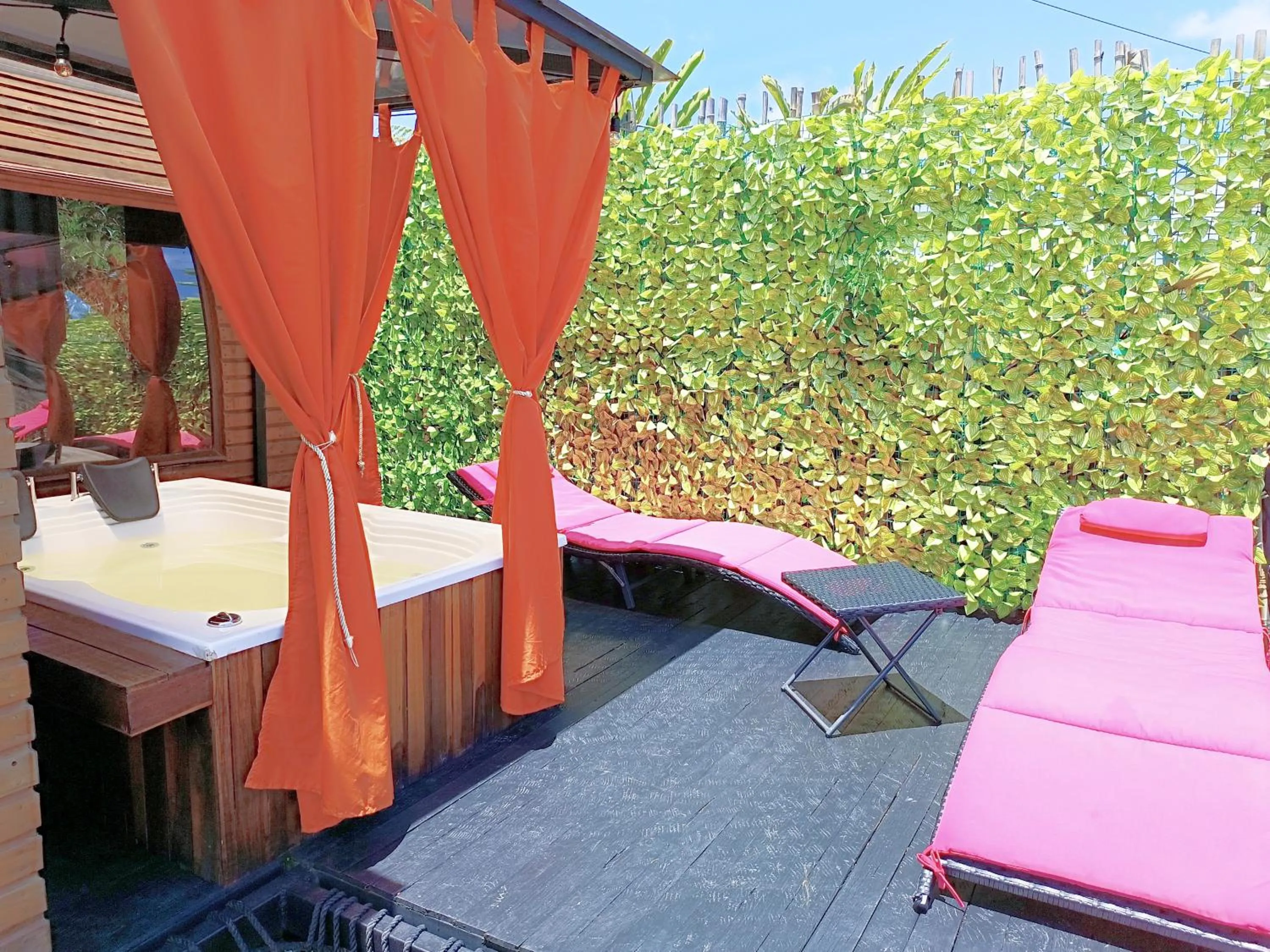 Patio in Glamping The Mountain