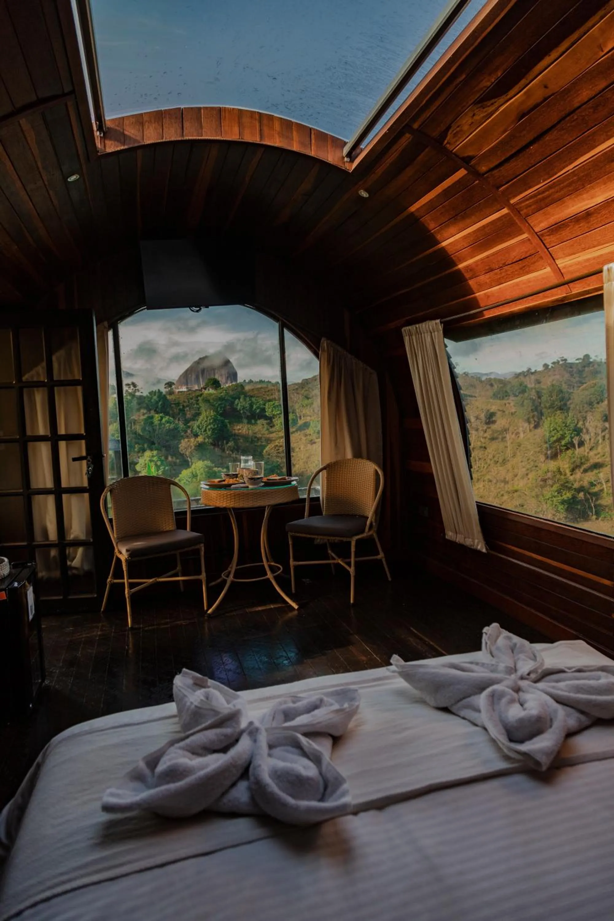 Bed in Glamping The Mountain