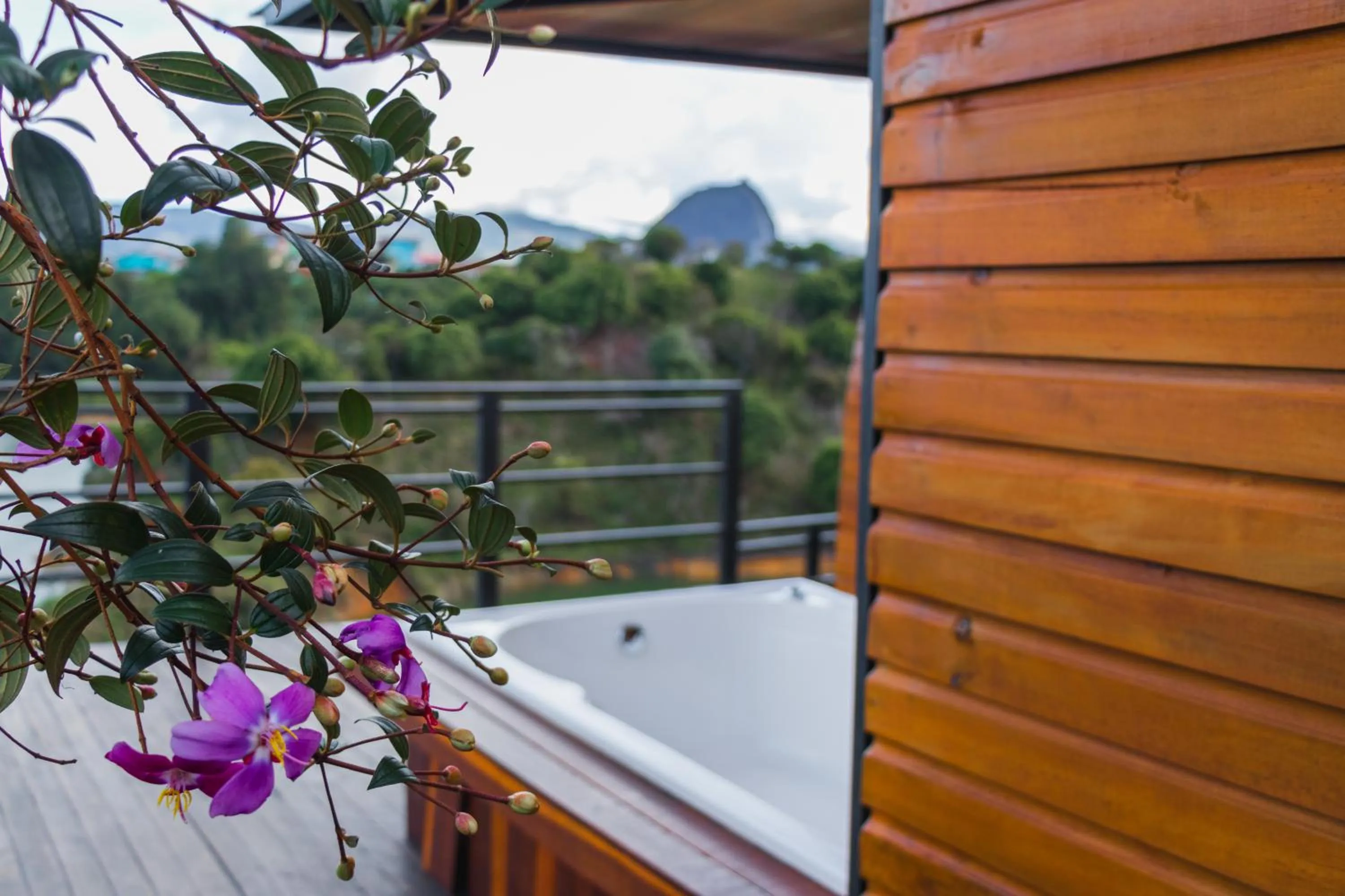 Balcony/Terrace in Glamping The Mountain