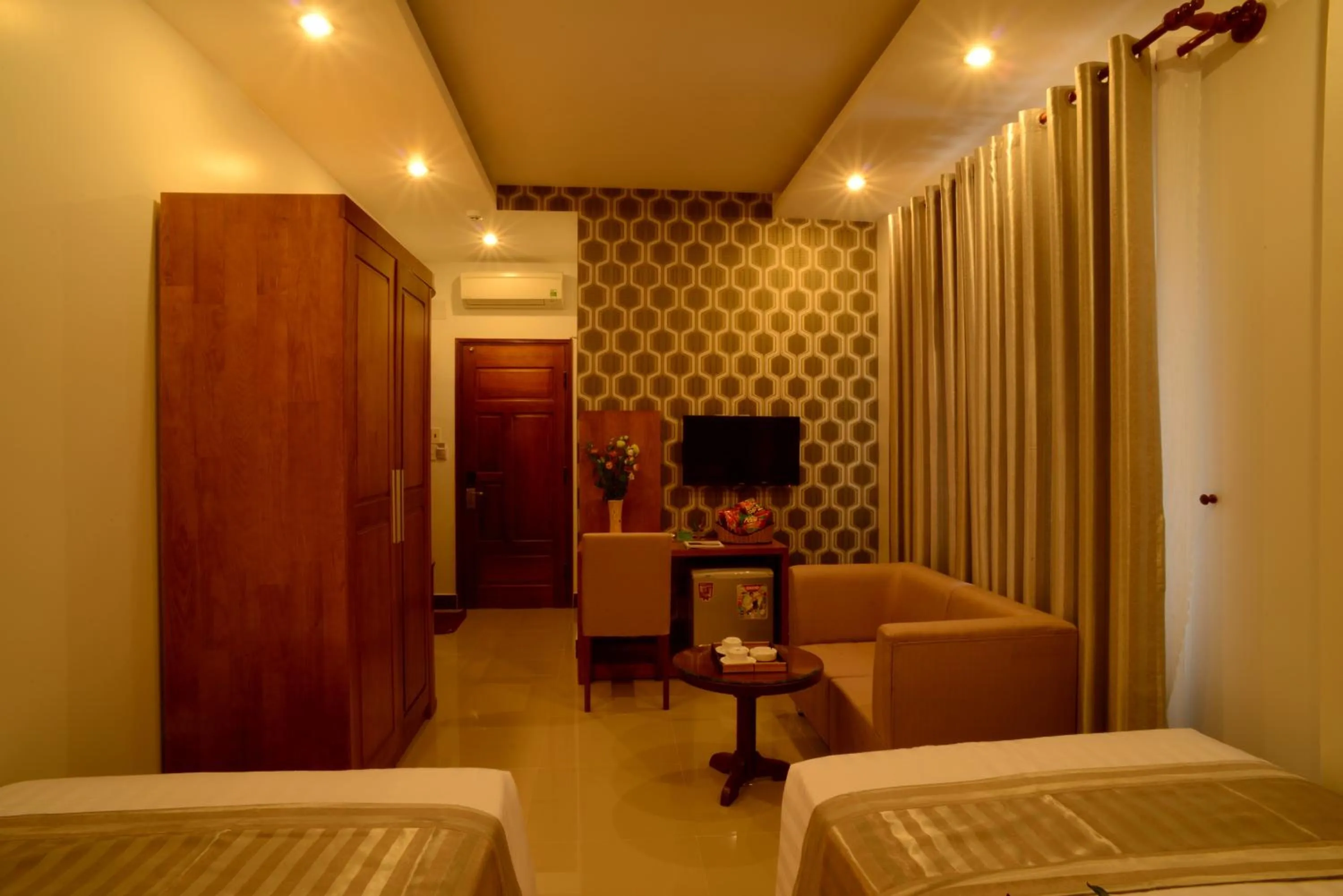 Photo of the whole room, Bed in Lien Do Star Hotel