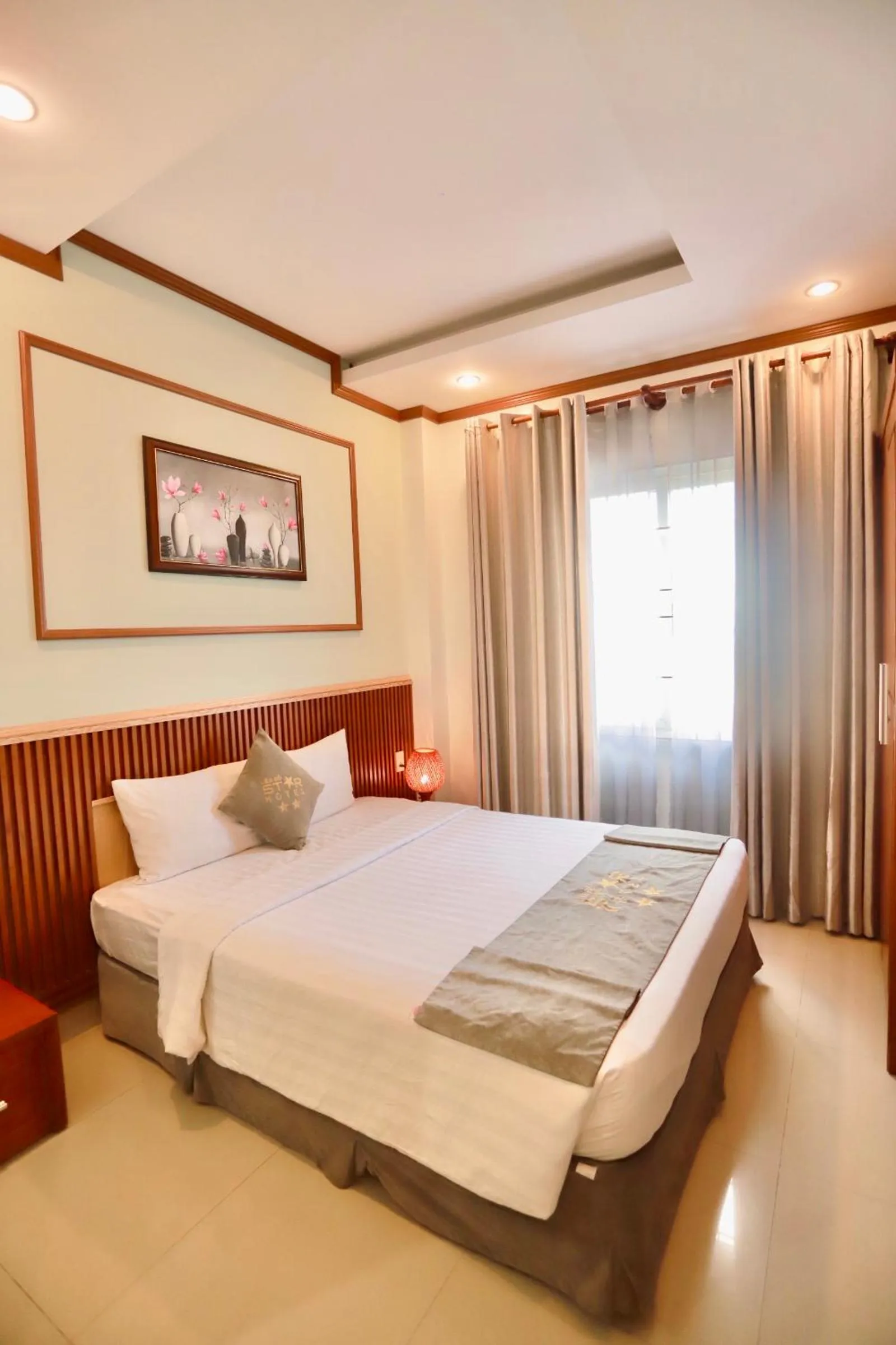 Bed in Lien Do Star Hotel