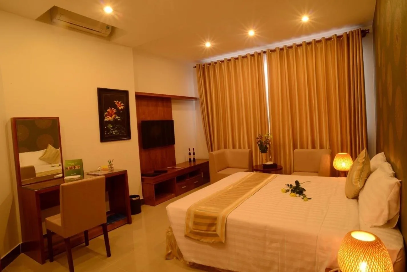 Bed in Lien Do Star Hotel