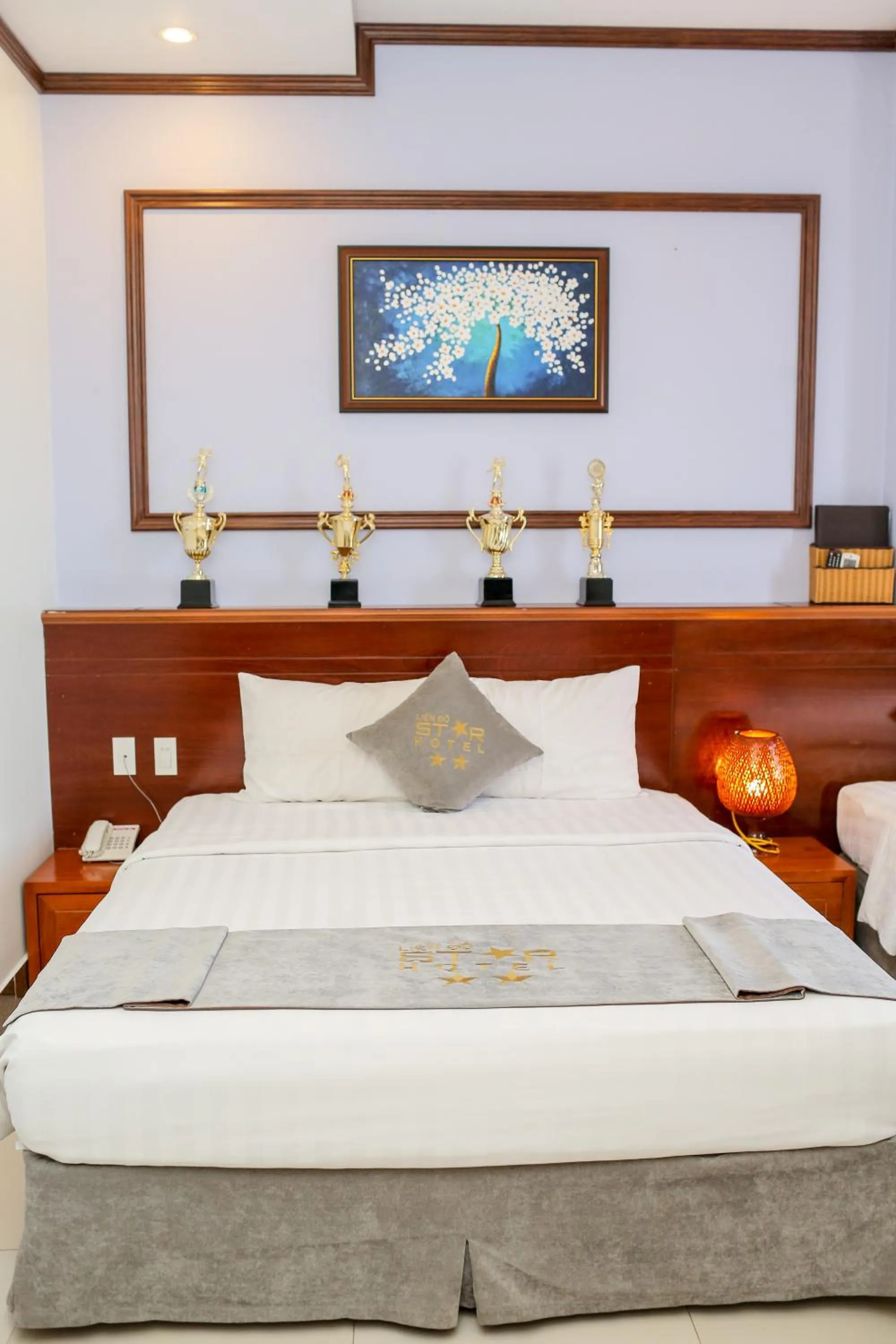 Bed in Lien Do Star Hotel
