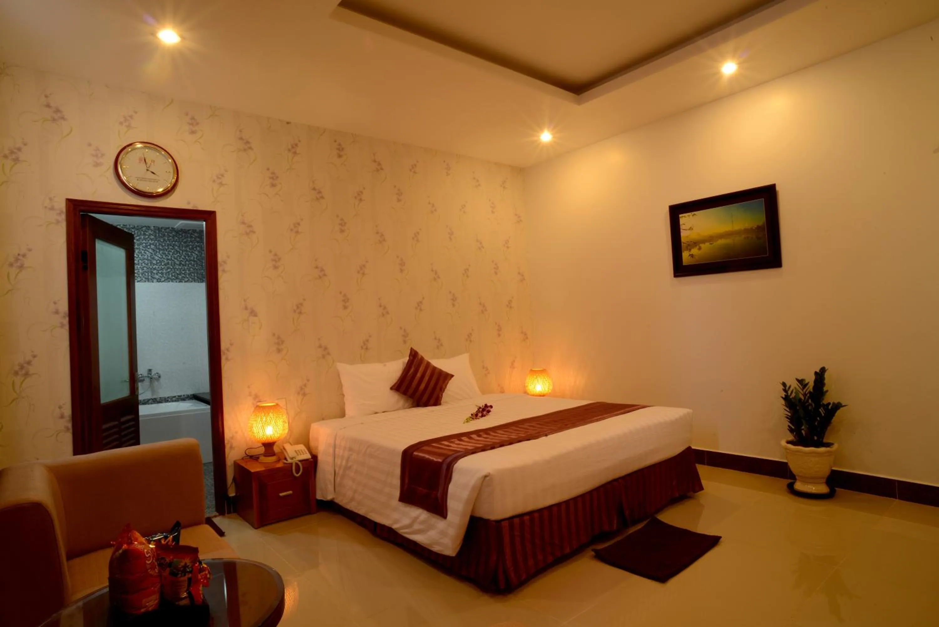 Bed in Lien Do Star Hotel