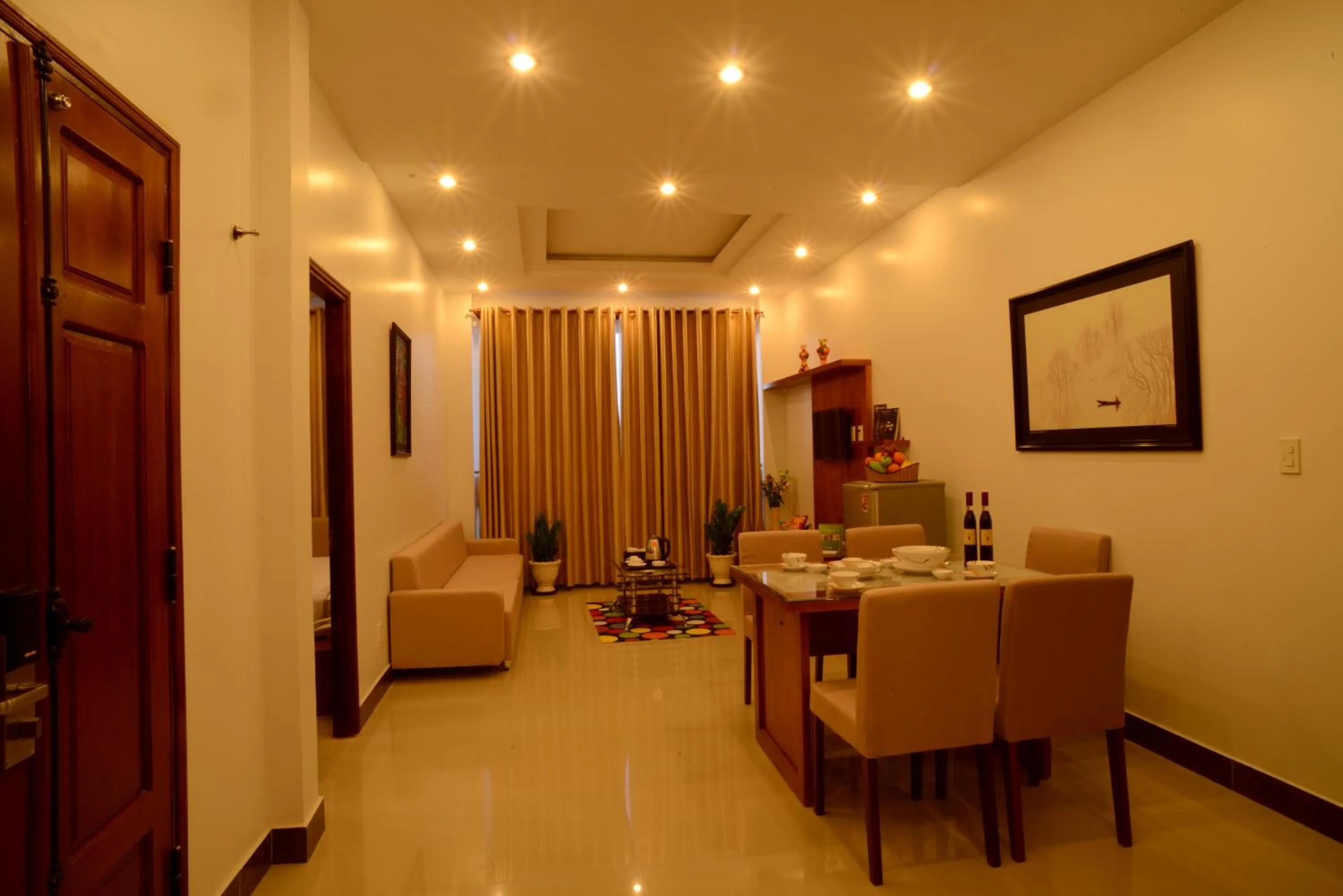 Kitchen or kitchenette in Lien Do Star Hotel