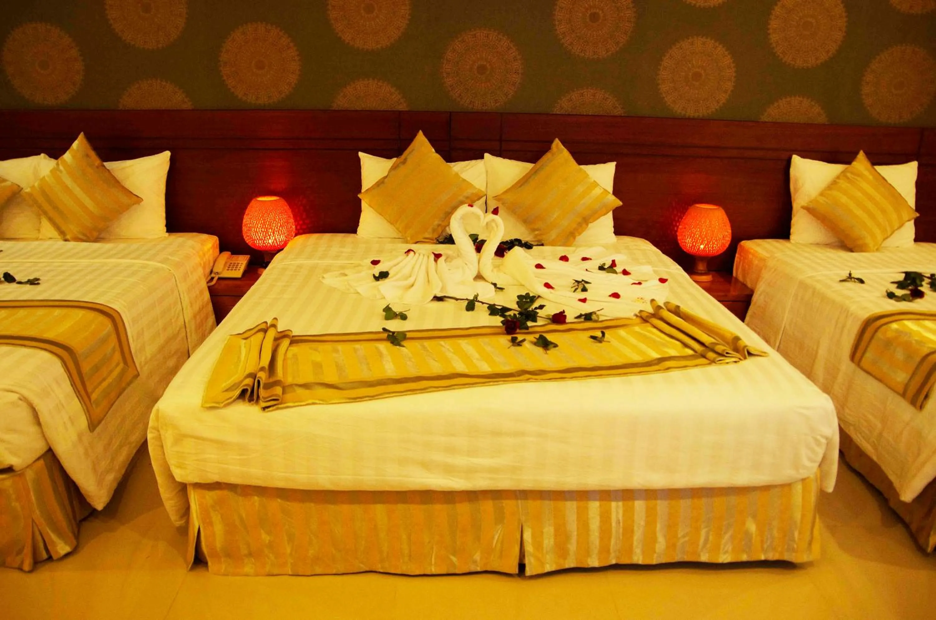 Bed in Lien Do Star Hotel