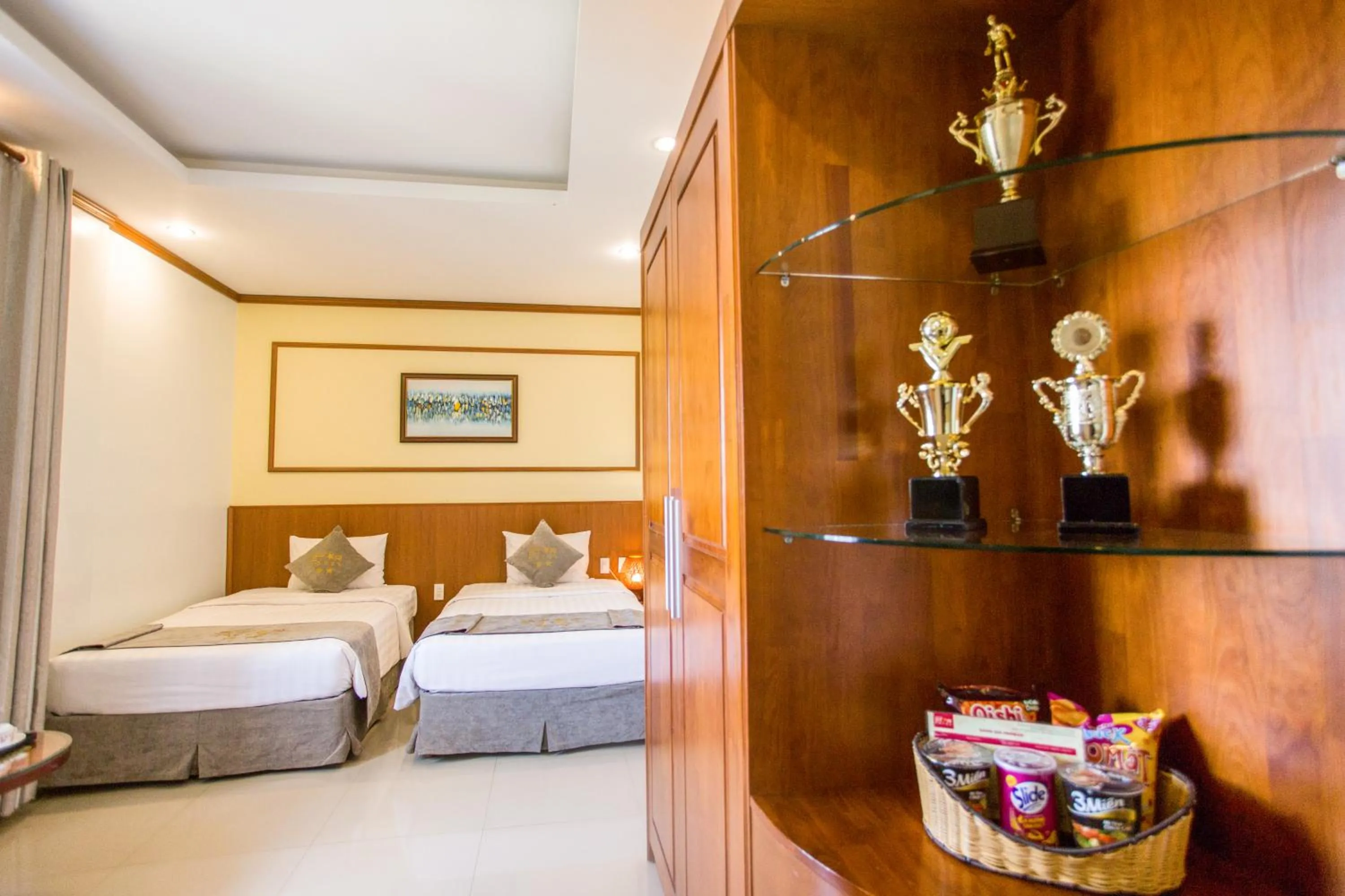 Bed in Lien Do Star Hotel