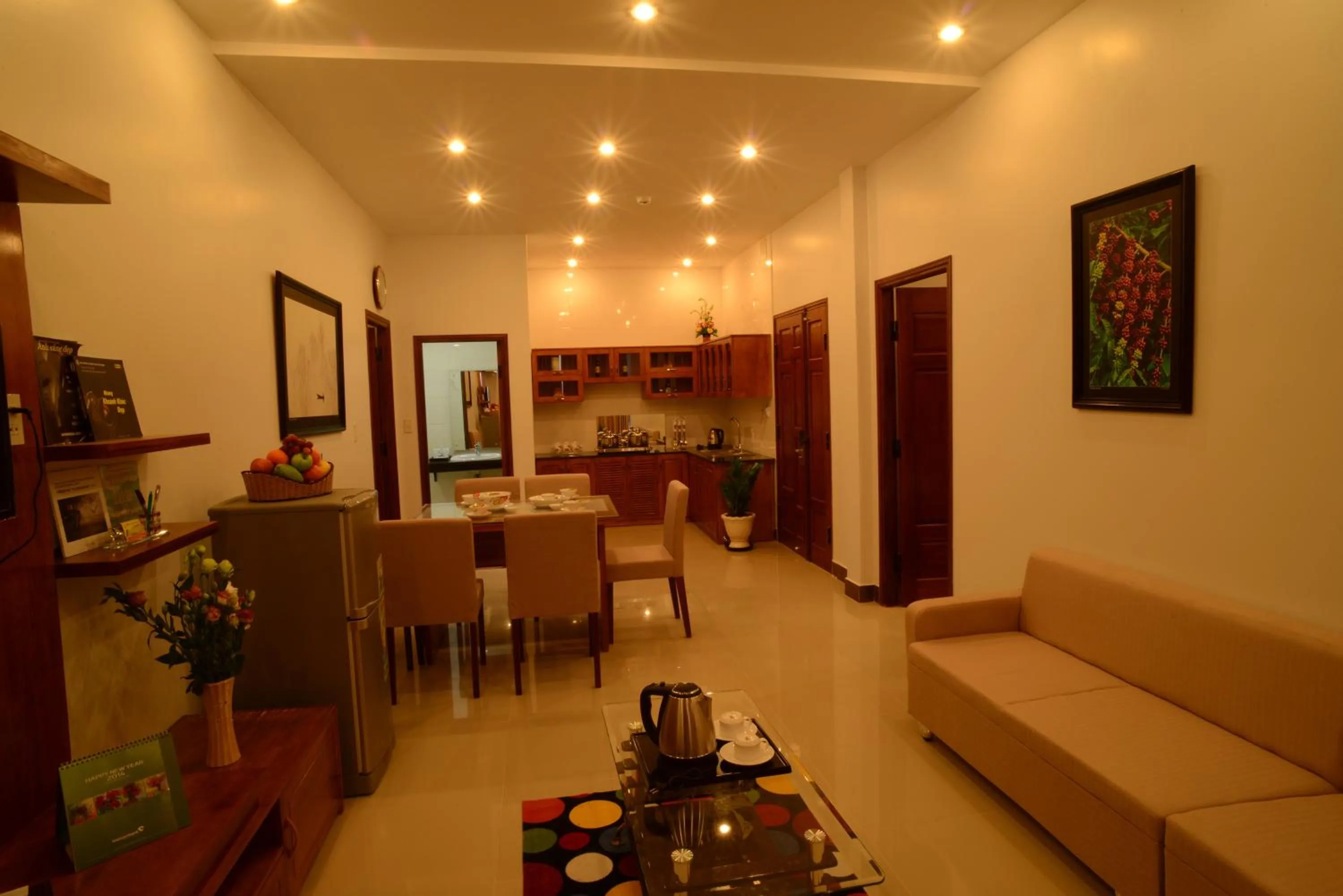 Kitchen or kitchenette in Lien Do Star Hotel