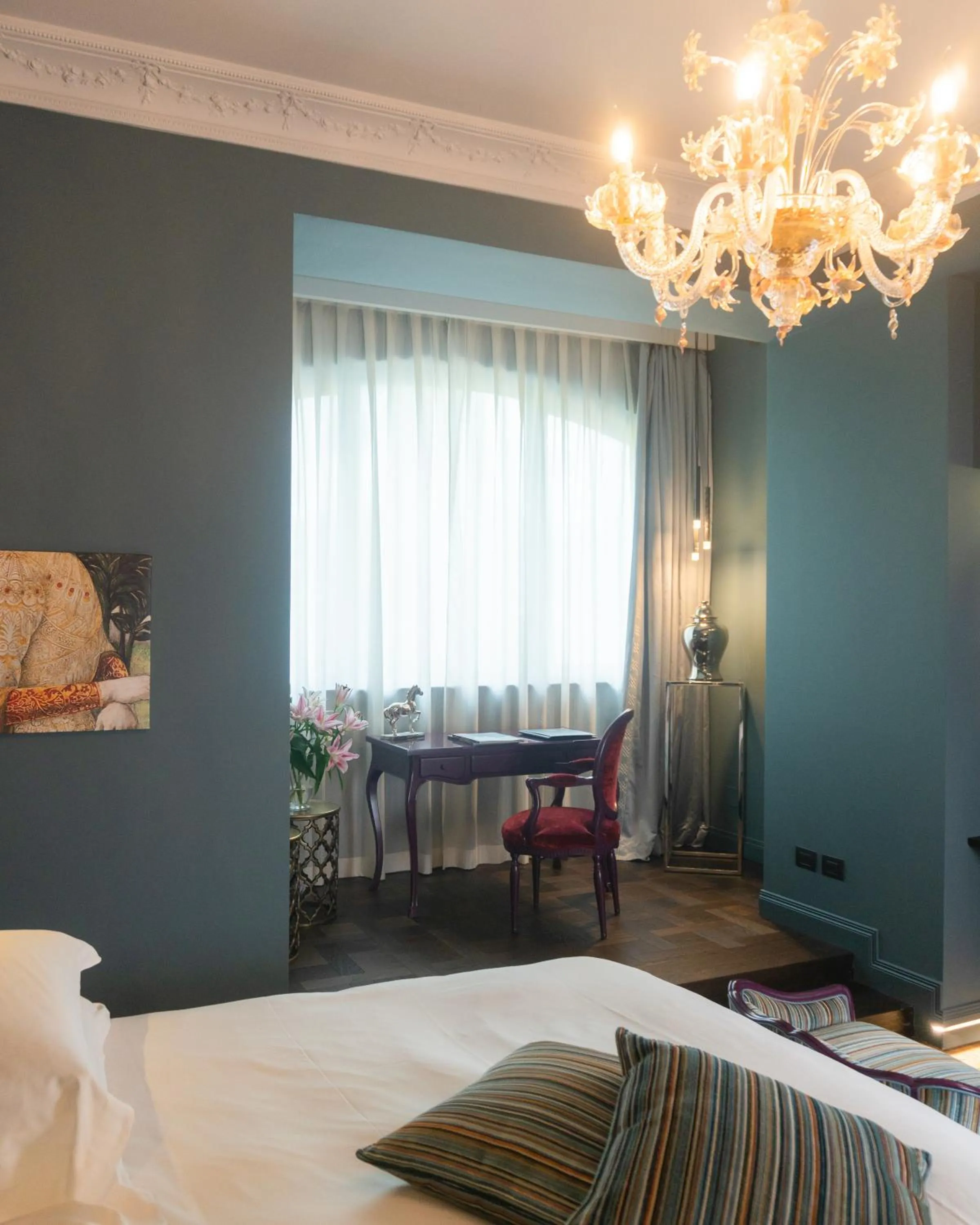 Bedroom, Bed in Villa e Palazzo Aminta - A Leading Hotel of The World